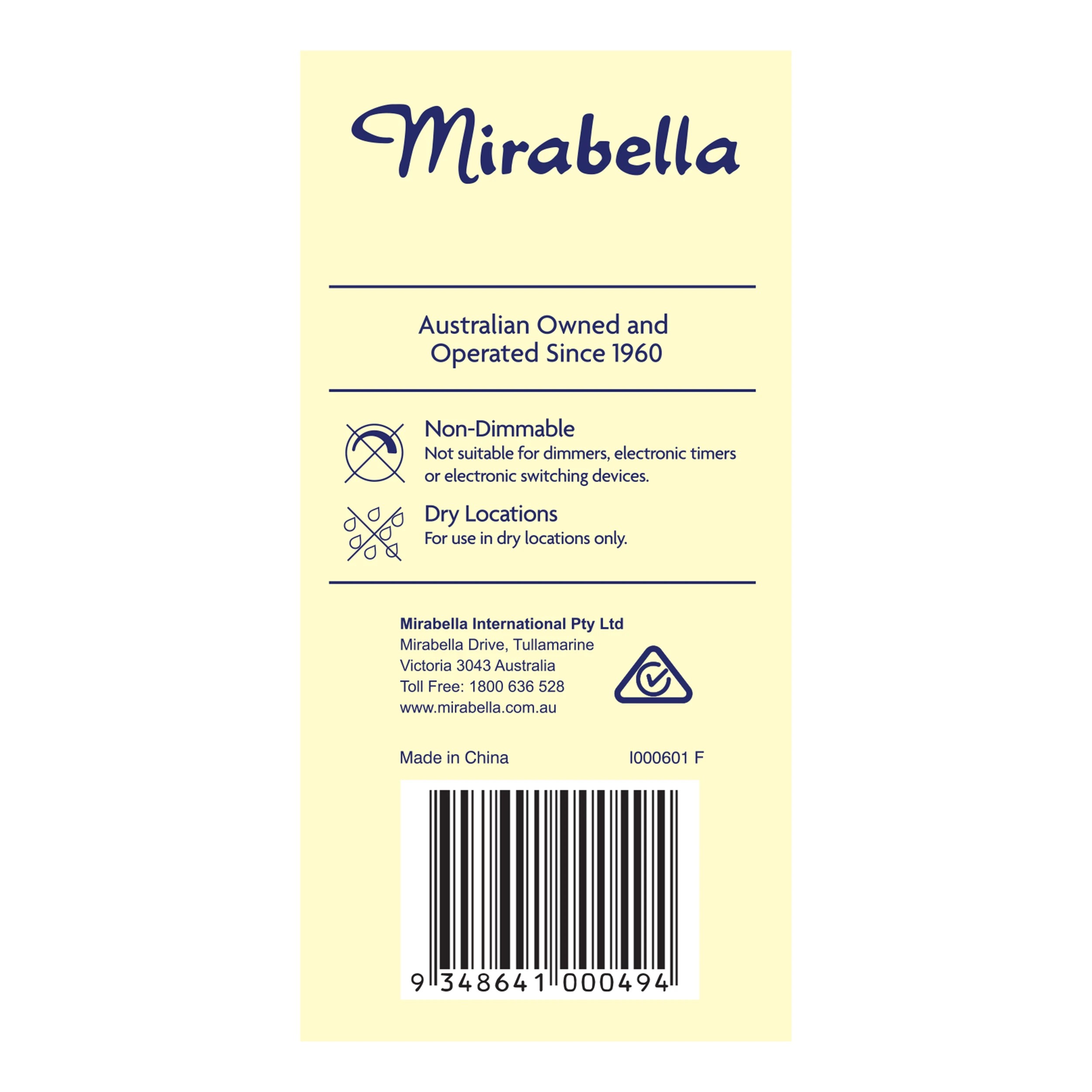 2 Mirabella LED GLS BC 2700K Warm White 8W Everyday Globe Bulb, 2 of 6