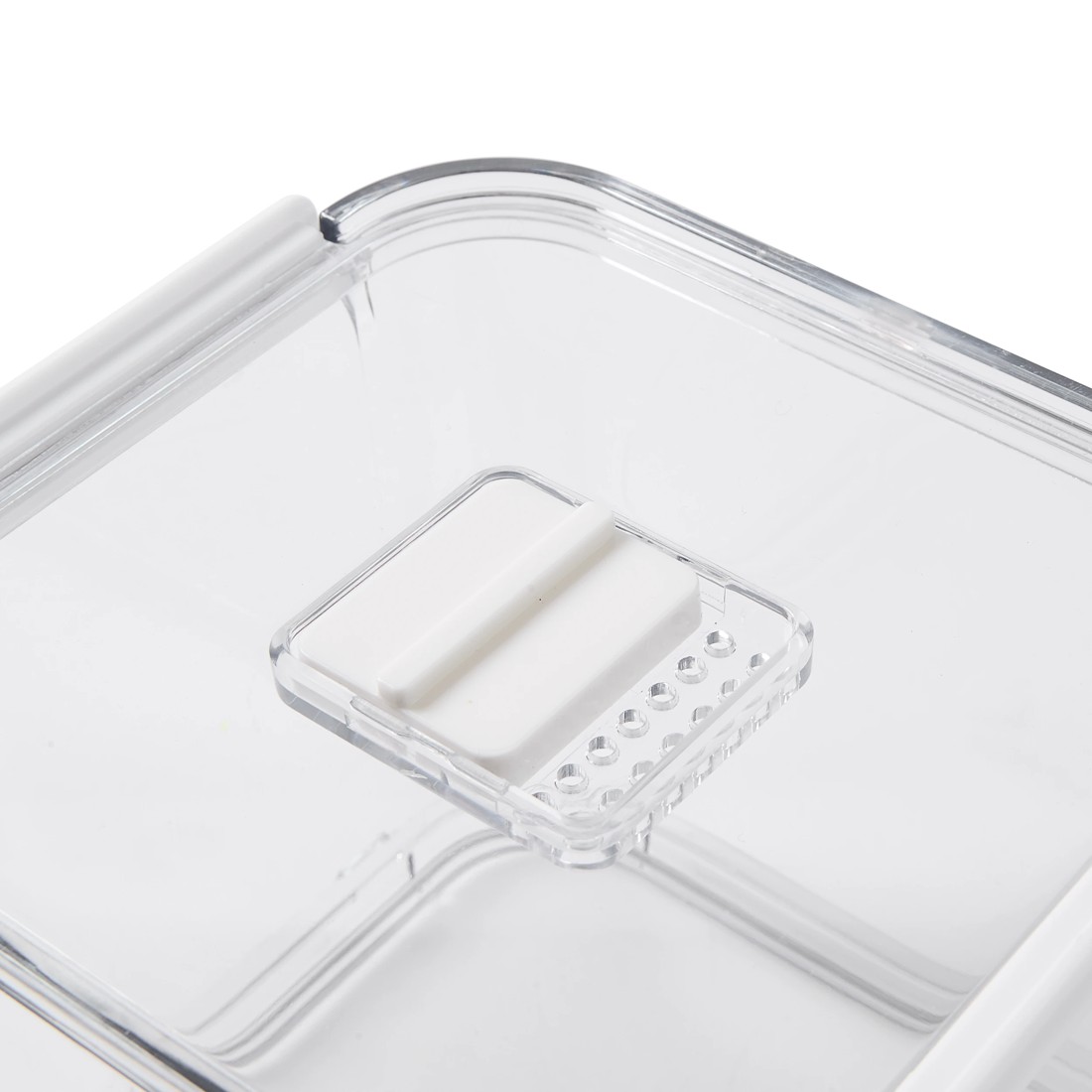 6 2.5L Fridge Storage - Clear and White, 6 of 7