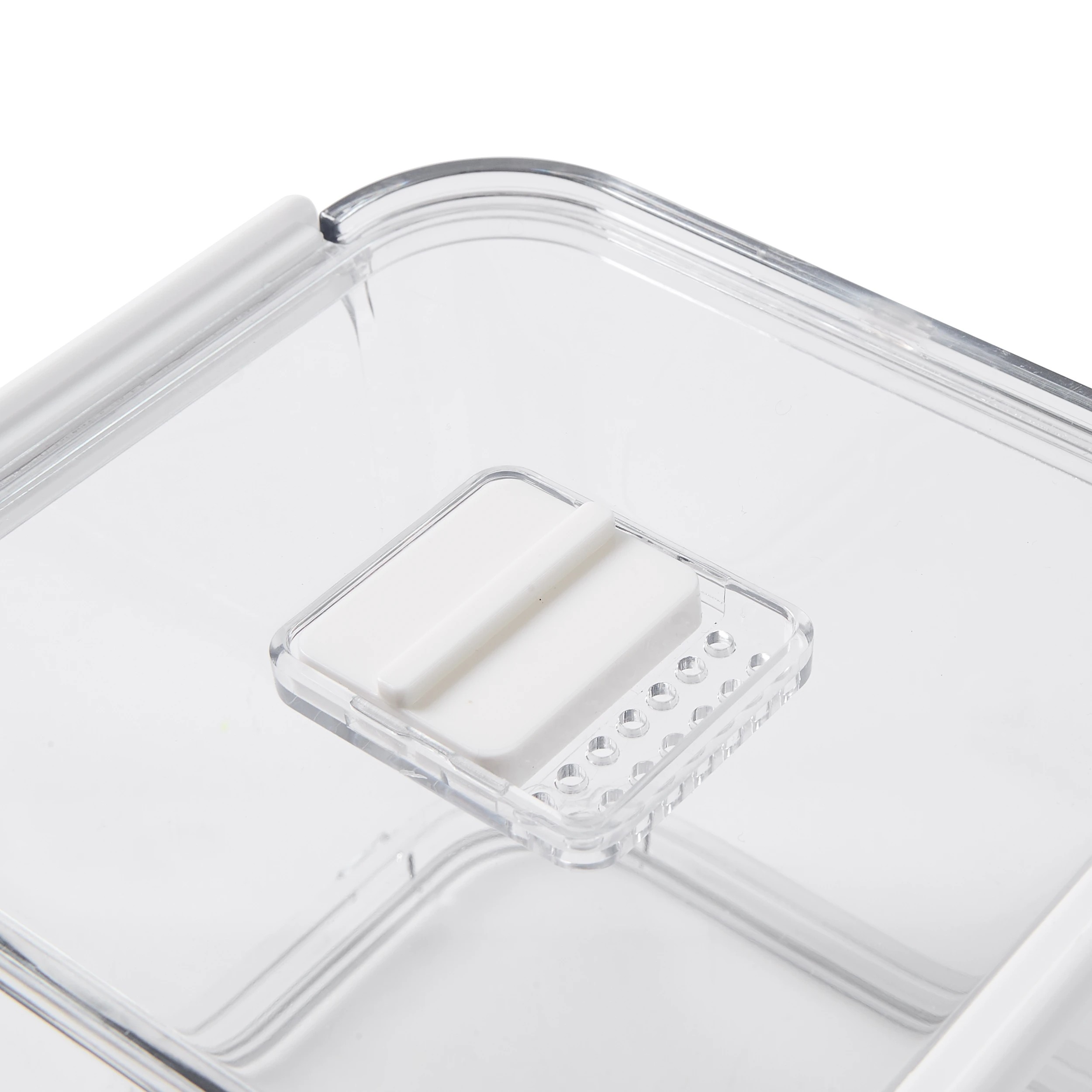 6 2.5L Fridge Storage - Clear and White, 6 of 7