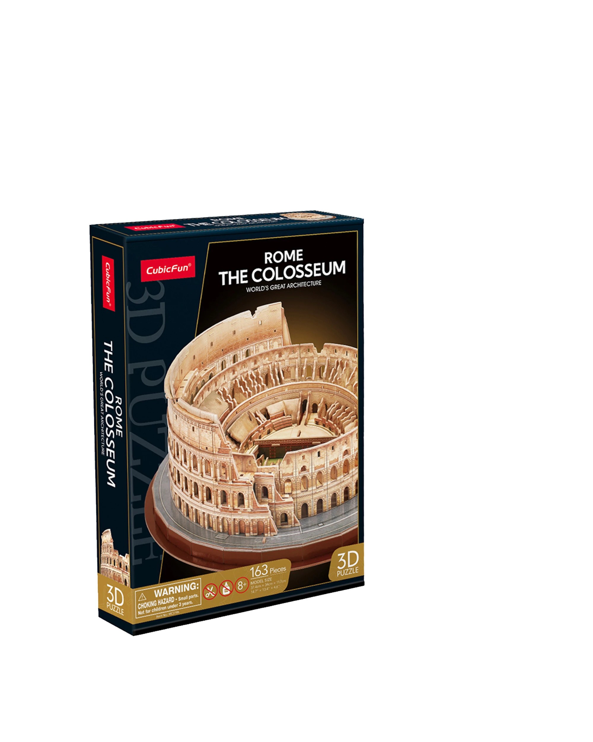 CubicFun 163pc Rome The Colosseum 3D Puzzle Kids Toy Interactive
