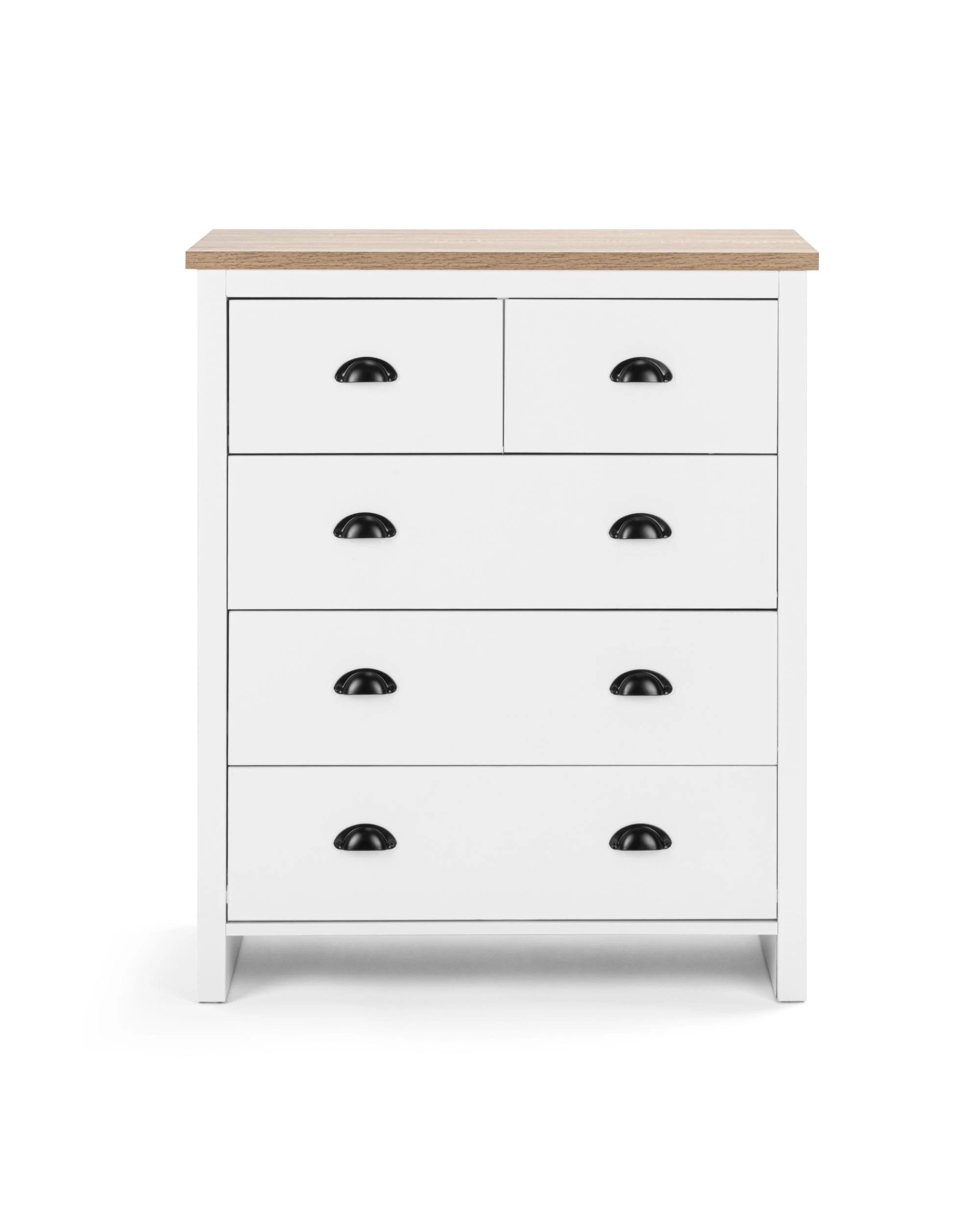 4 Kodu Chest 5 Drawers Tallboy Storage Dresser Storage Cabinet - White, 4 of 9