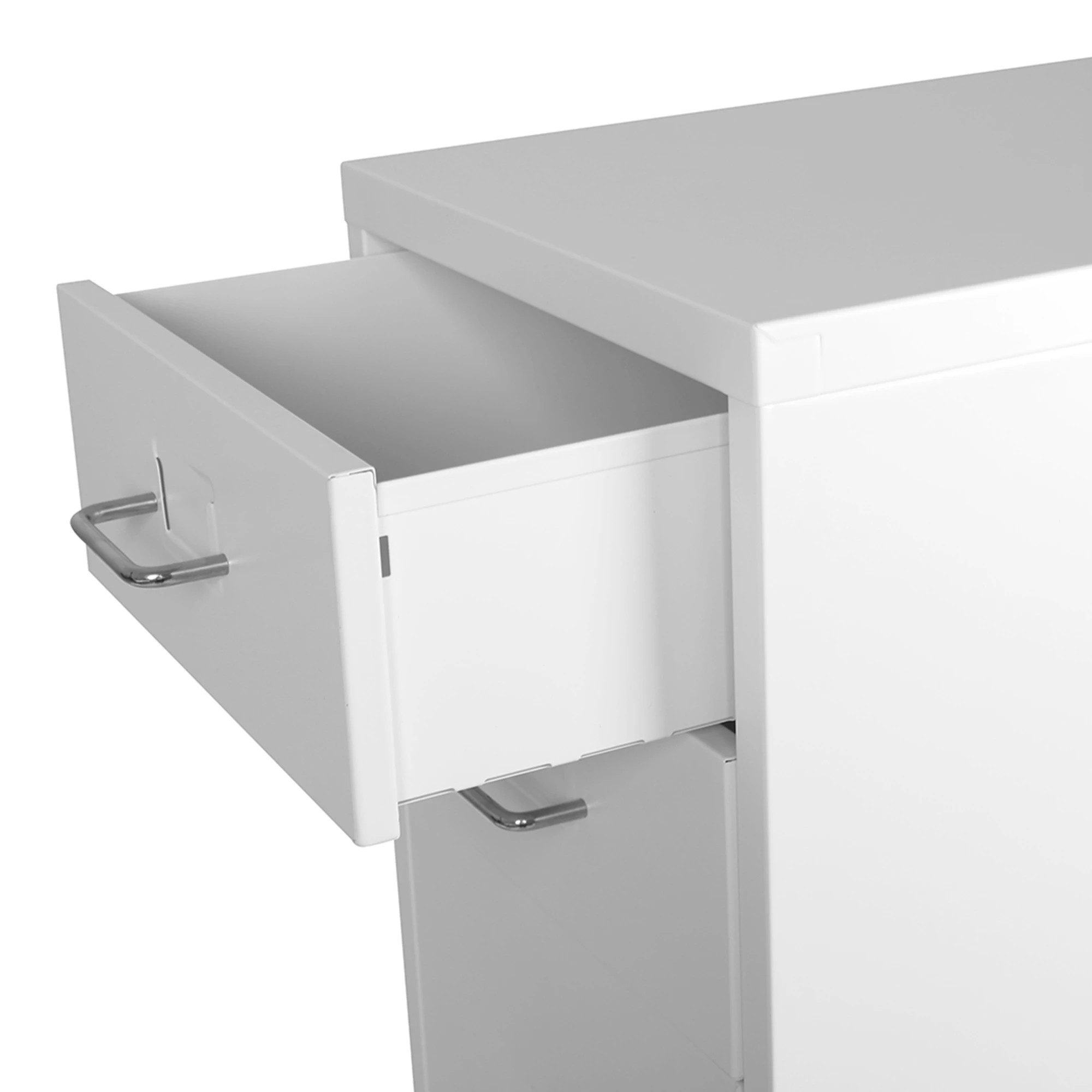 4 Levede 4 Drawer Office Cabinet - White, 4 of 7