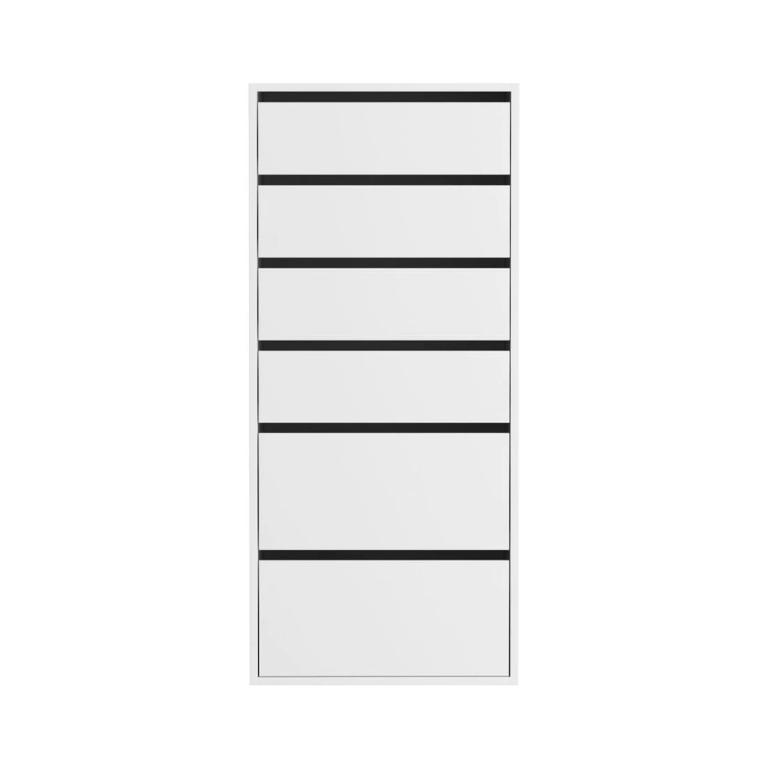 5 Artiss 6 Chest of Drawers Dresser Tallboy - White, 5 of 8