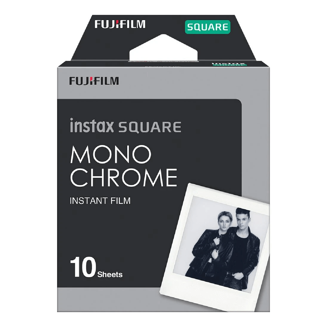 1 Fujifilm Instax Square Film 10 Pack Monochrome, 1 of 4