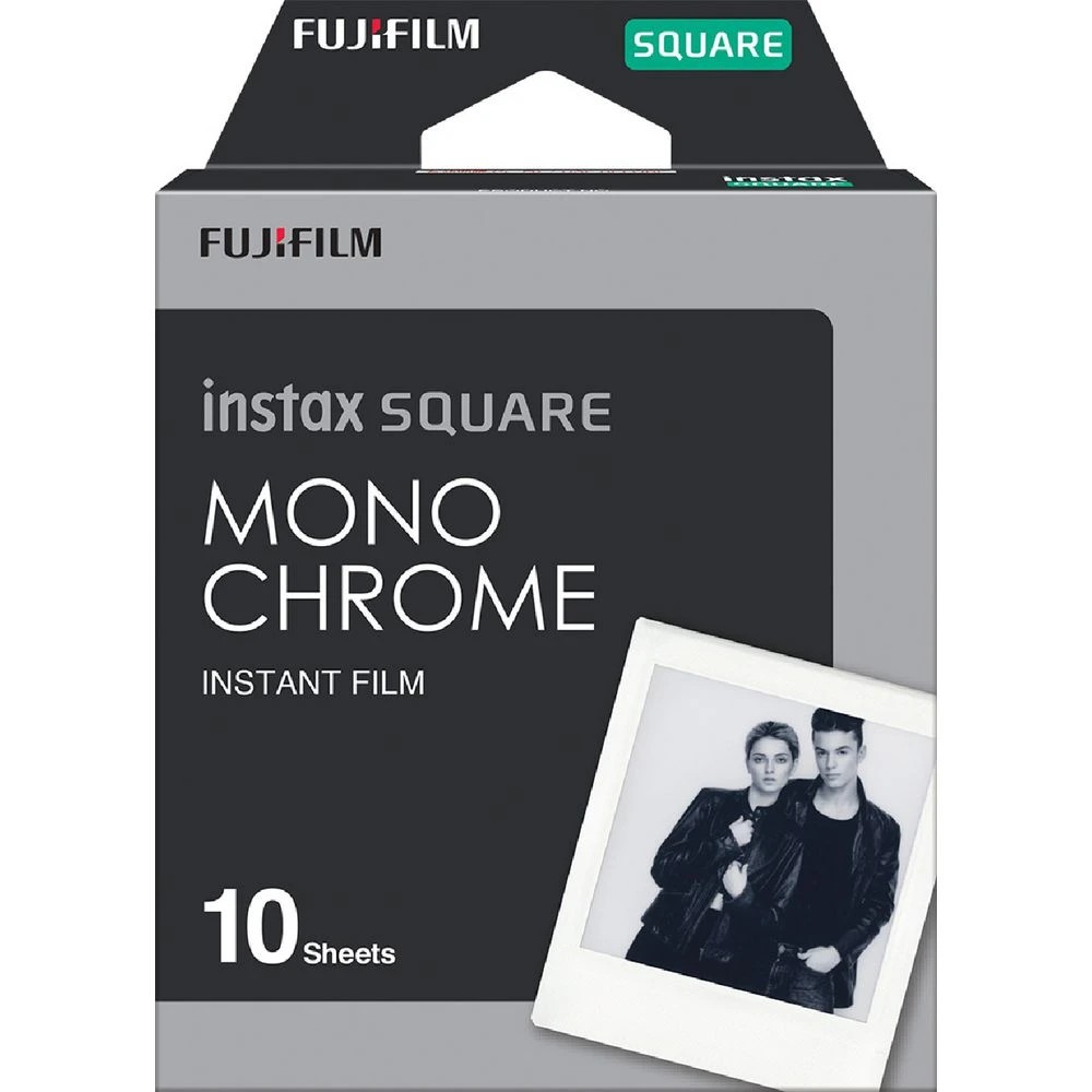 1 Fujifilm Instax Square Film 10 Pack Monochrome, 1 of 4