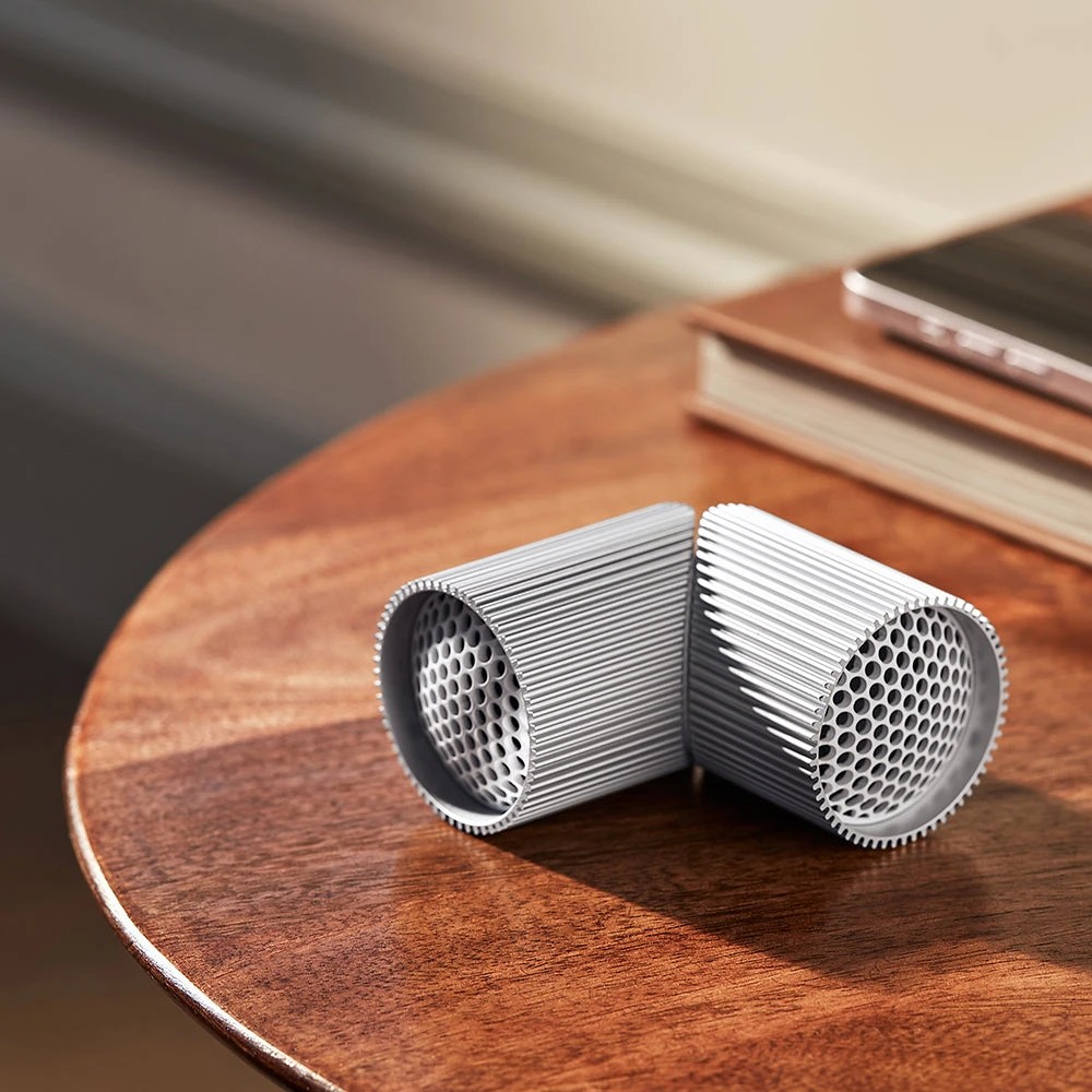 5 Lexon Ray Set Of Magnetic Bluetooth Speakers - Metallic, 5 of 6