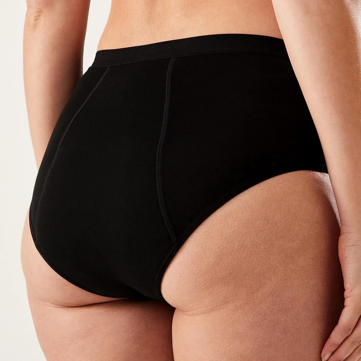 5 2 Pack Boyleg Period Briefs - Heavy and Moderate Flow Black, 5 of 7