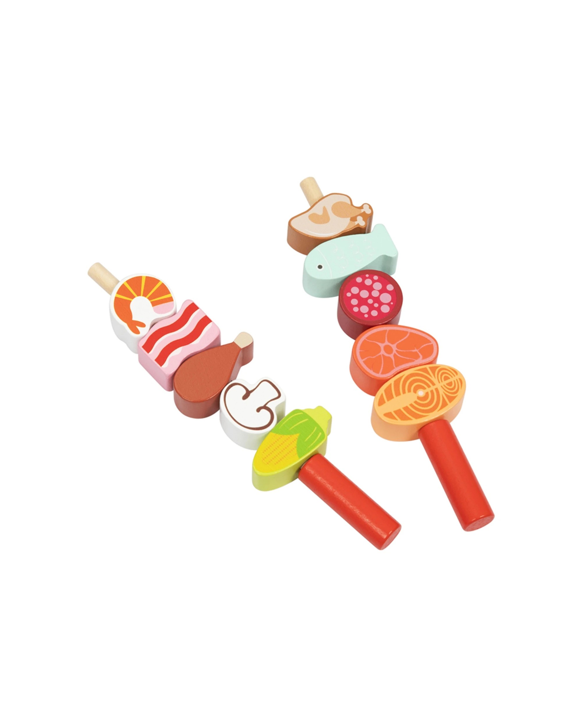 5 Tooky Toy Grill Play Pretend Wooden Interactive Fun Play Set Kids Children - Multi, 5 of 7