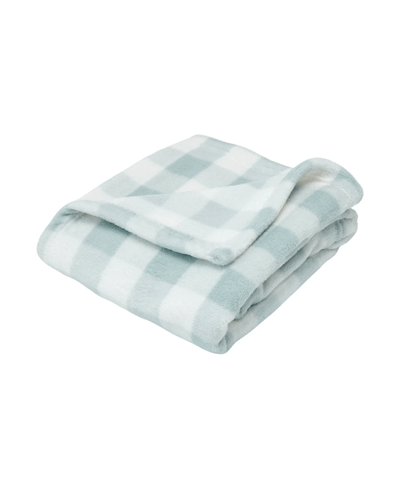 Coral Fleece Blanket - Green