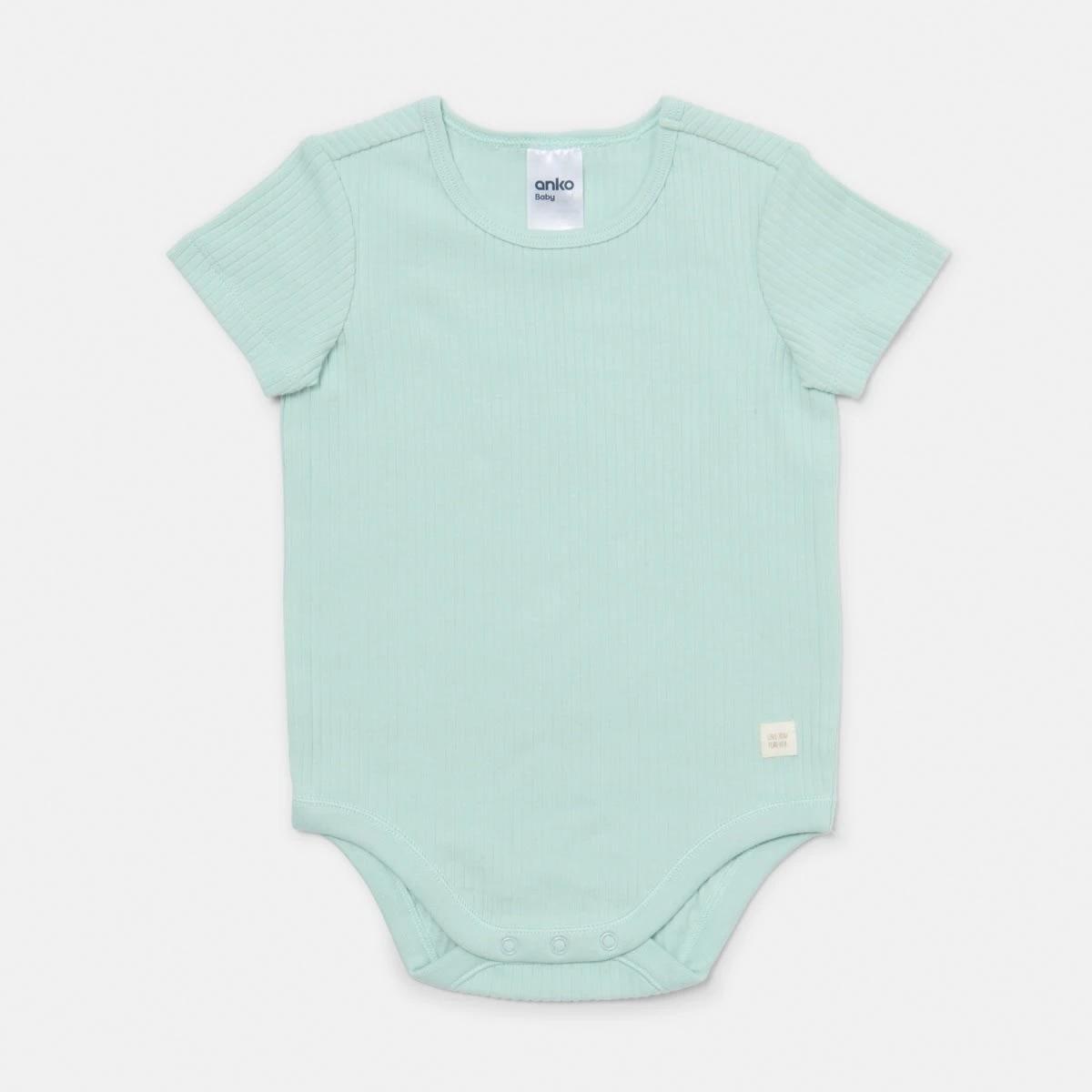 5 3 Pack Short Sleeve Bodysuits Green 3pk, 5 of 10