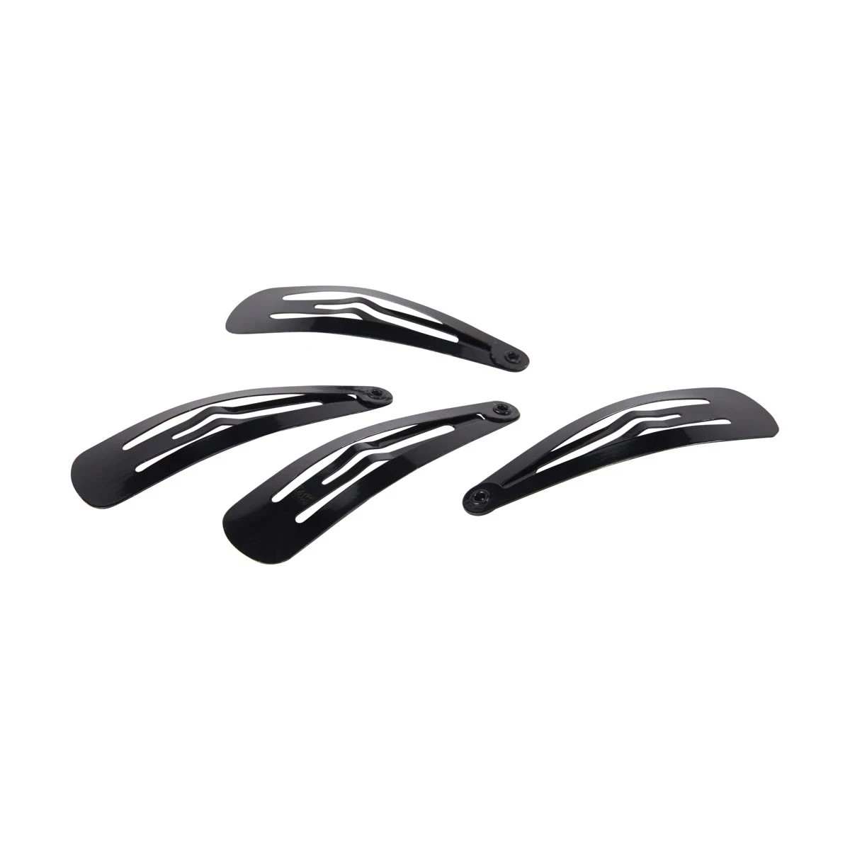 2 OXX Haircare 12 Piece Assorted Elastics and Hair Clips - Black, 2 of 4