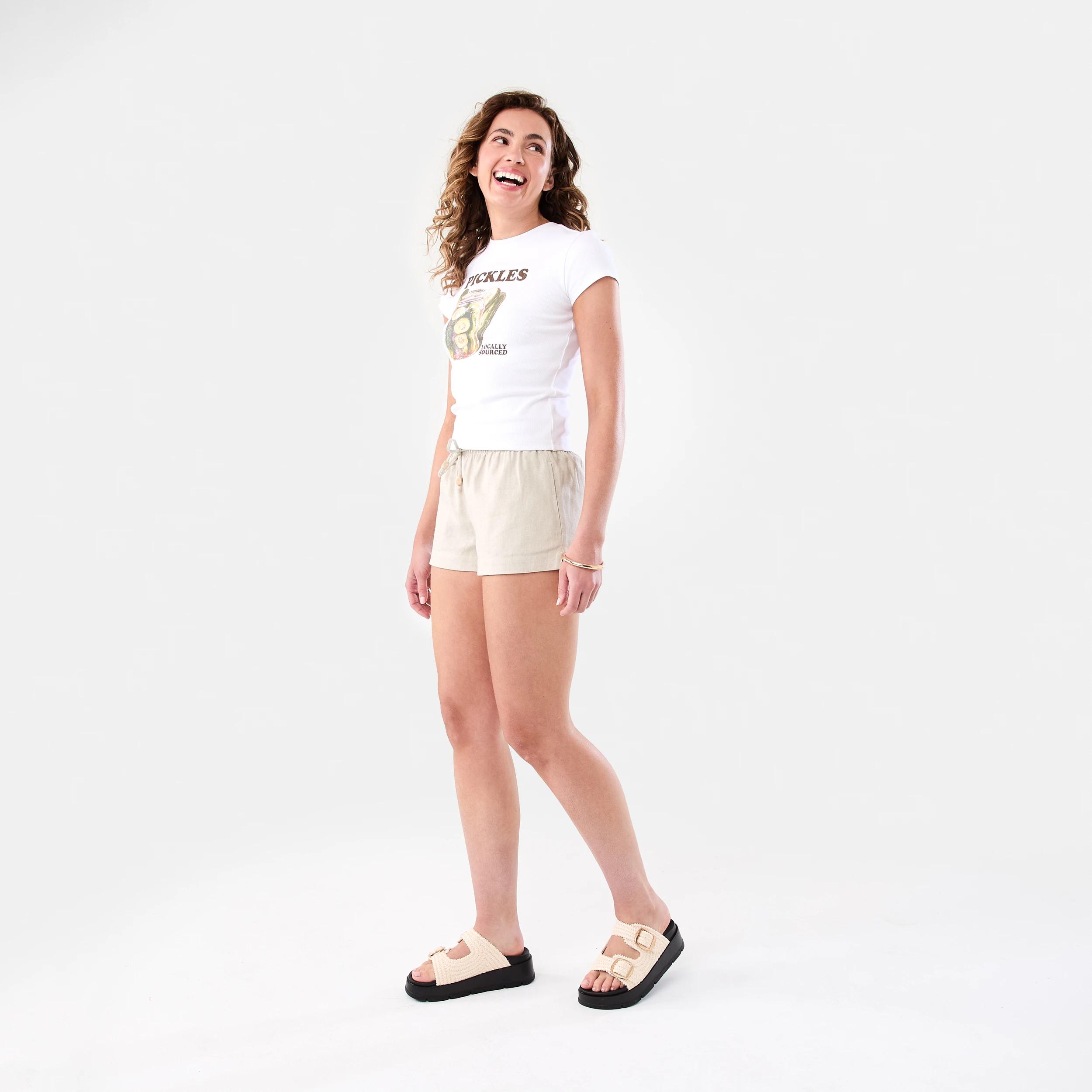 3 Neat Fit Print Rib T-shirt Wht Pickle, 3 of 7