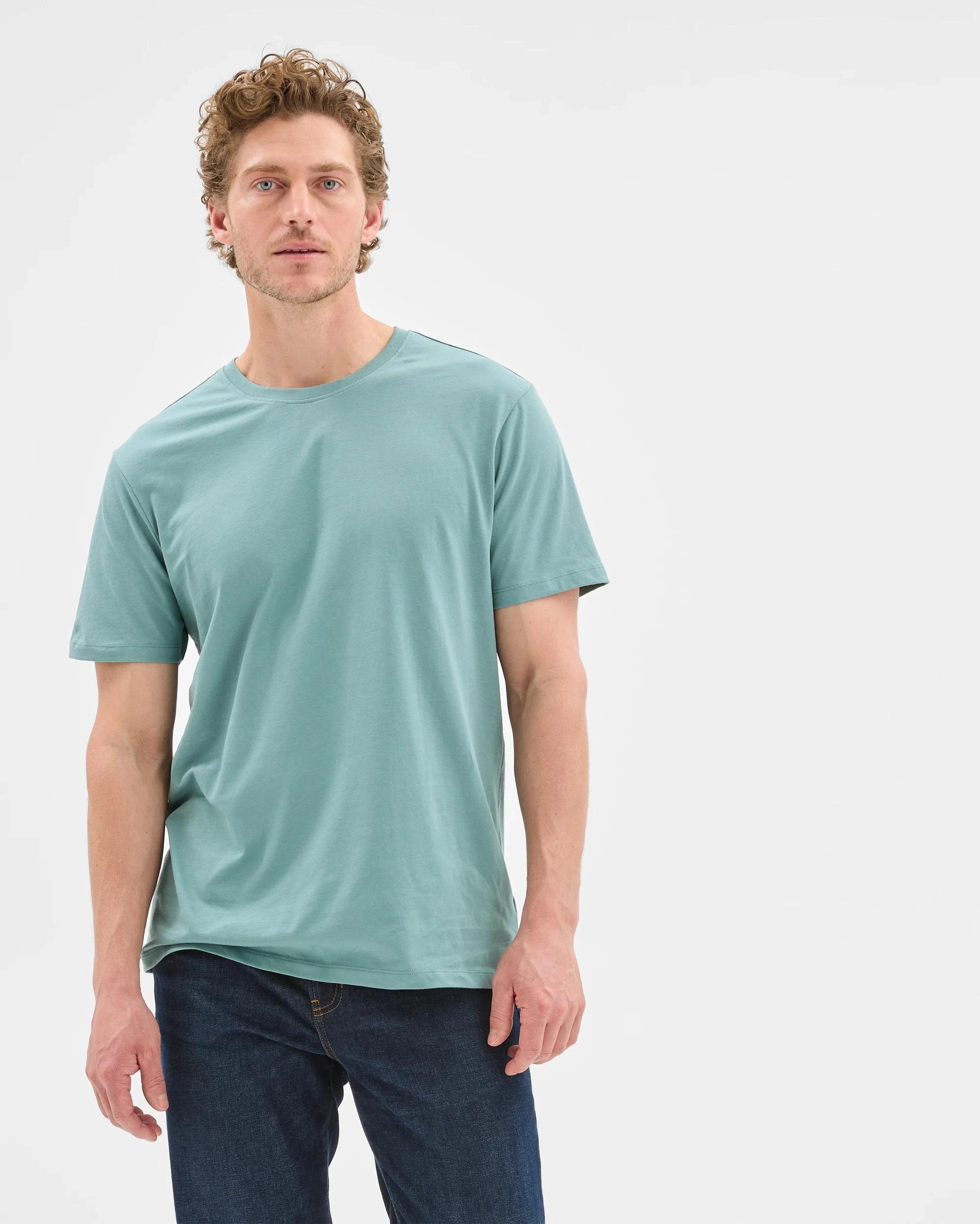 1 Target Australian Cotton Crew T-Shirt TEAL, 1 of 5
