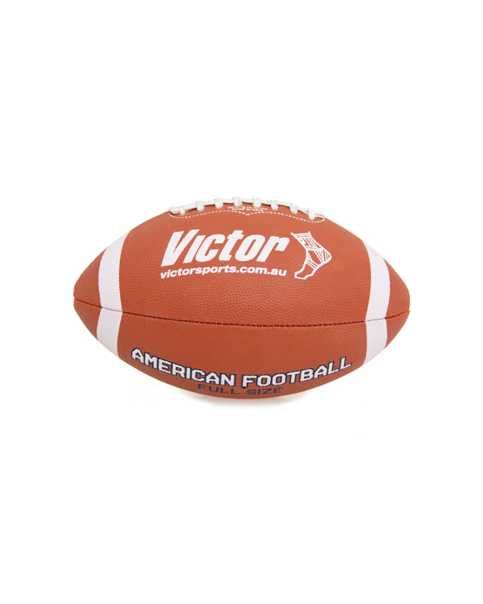 1 Victor Sports American Football Full Size Synthetic Rubber Ball - Orange, 1 of 4