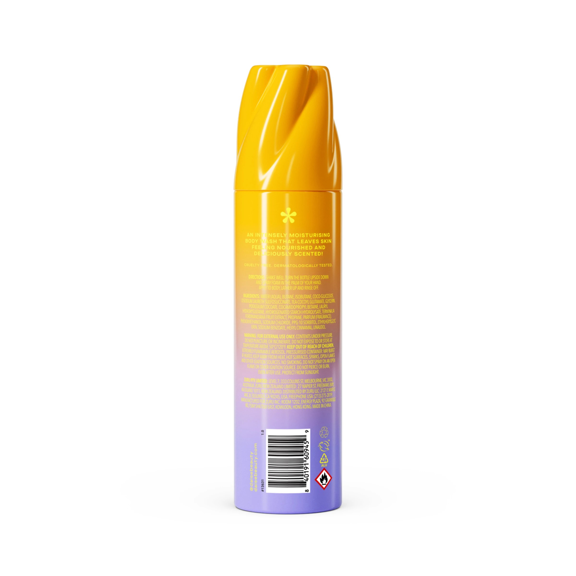 2 DAISE Foaming Body Wash 250g - Vanilla Whip, 2 of 10