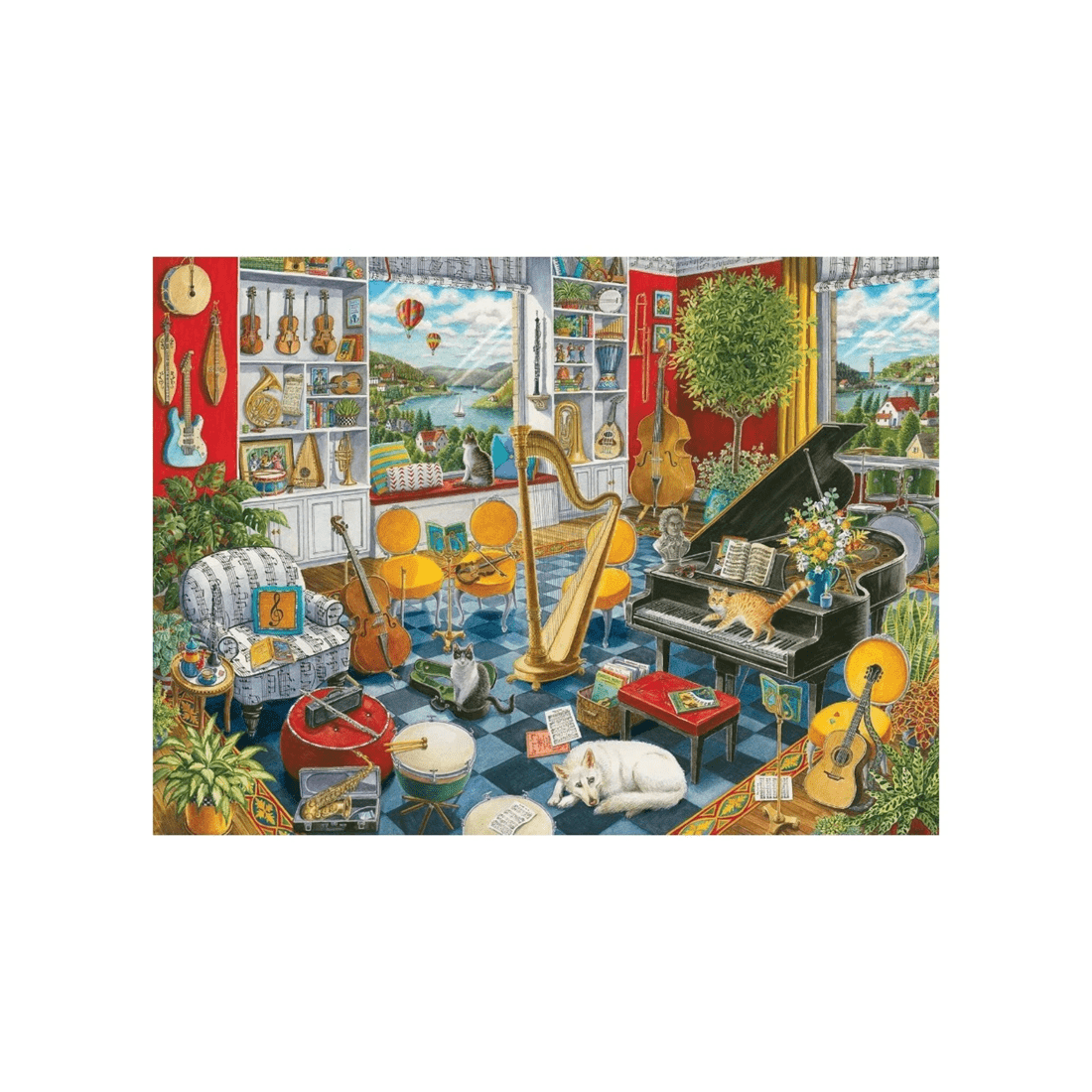 2 Ravensburger The Music Room 500 Piece Puzzle, 2 of 2