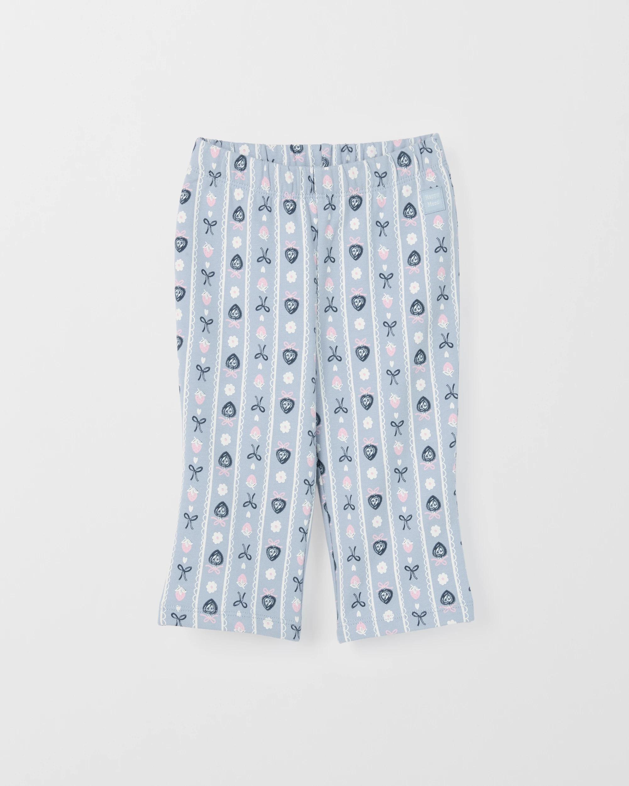 1 Target Baby Organic Cotton Fleece Flare Leg Leggings BLUE, 1 of 2