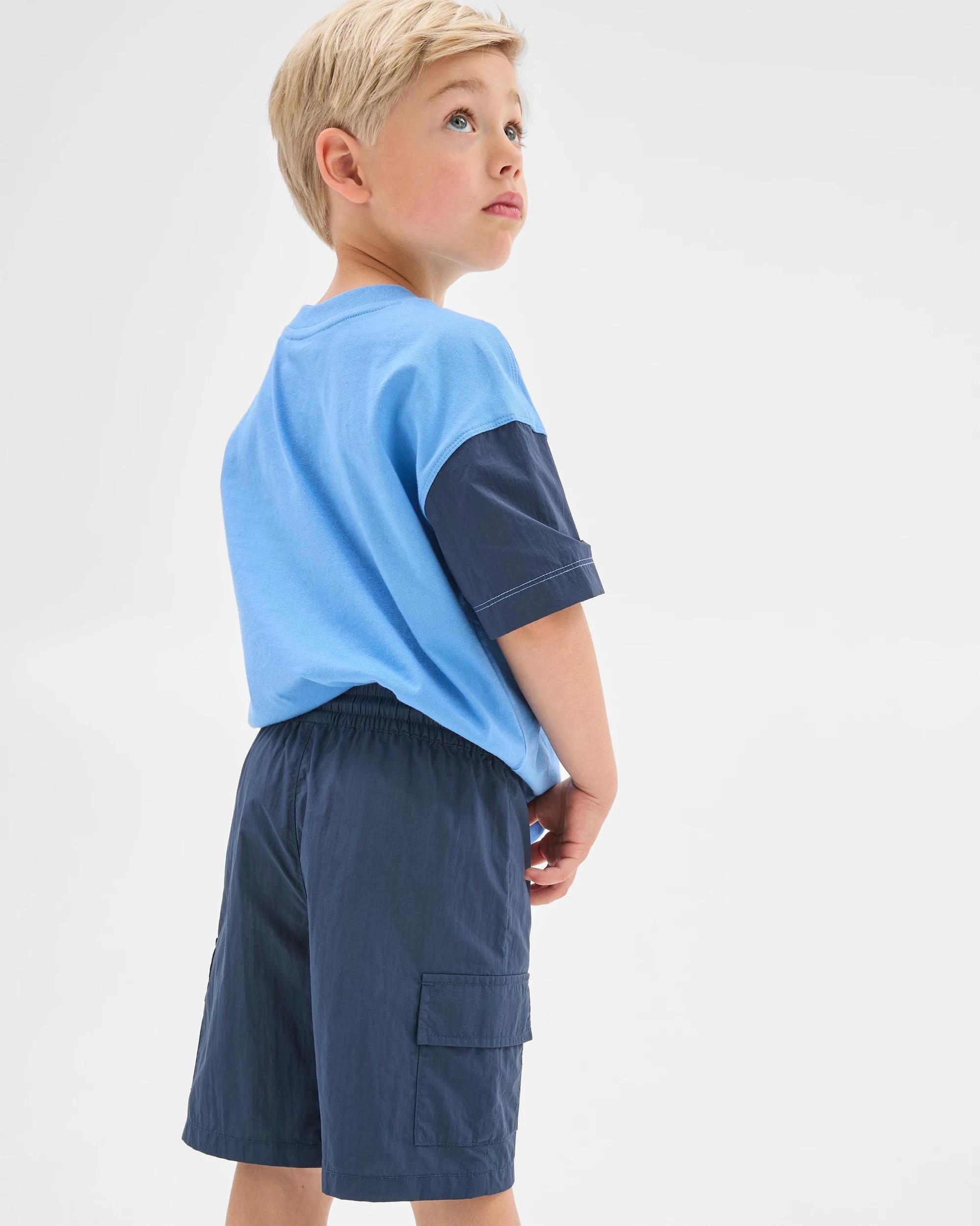 3 Target Recycled Nylon Cargo Shorts NAVY, 3 of 7