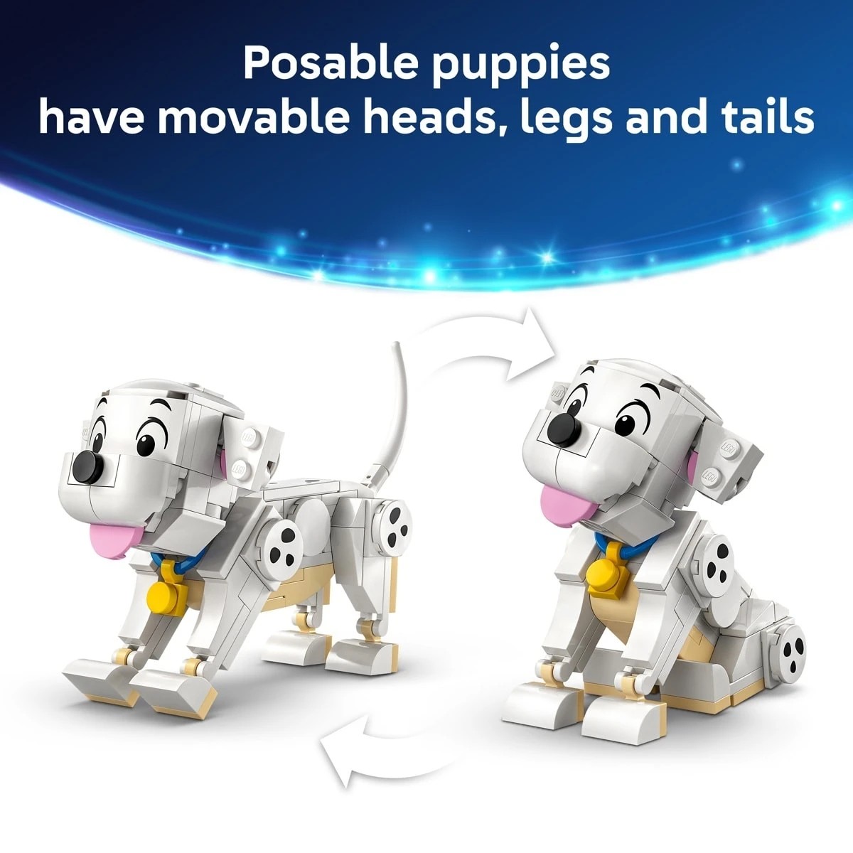 7 LEGO Disney Lucky & Penny 101 Dalmatians Puppies 43271, 7 of 10