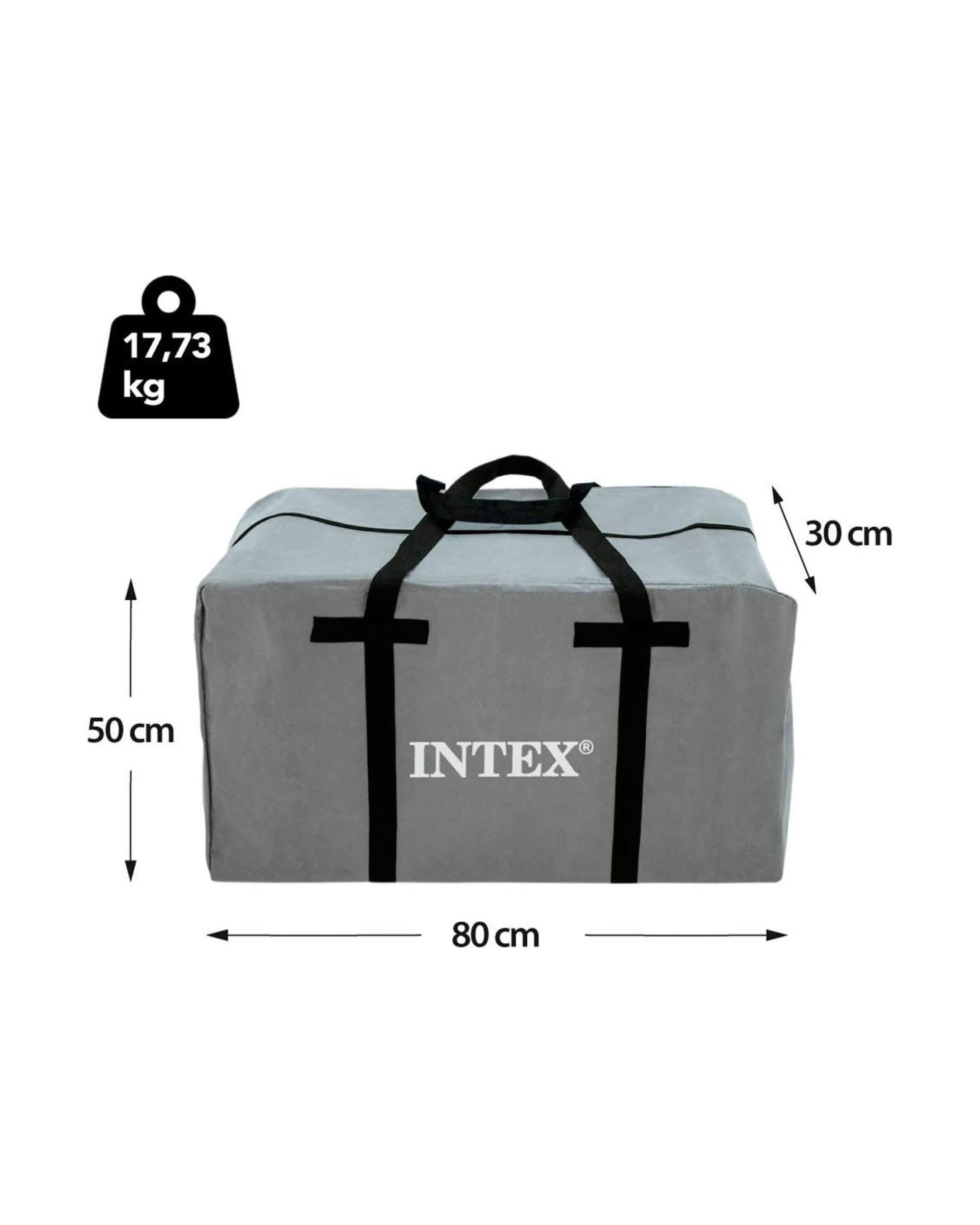 3 Intex Excursion Pro K2 2 Person Inflatable Kayak Canoe - Red, 3 of 9