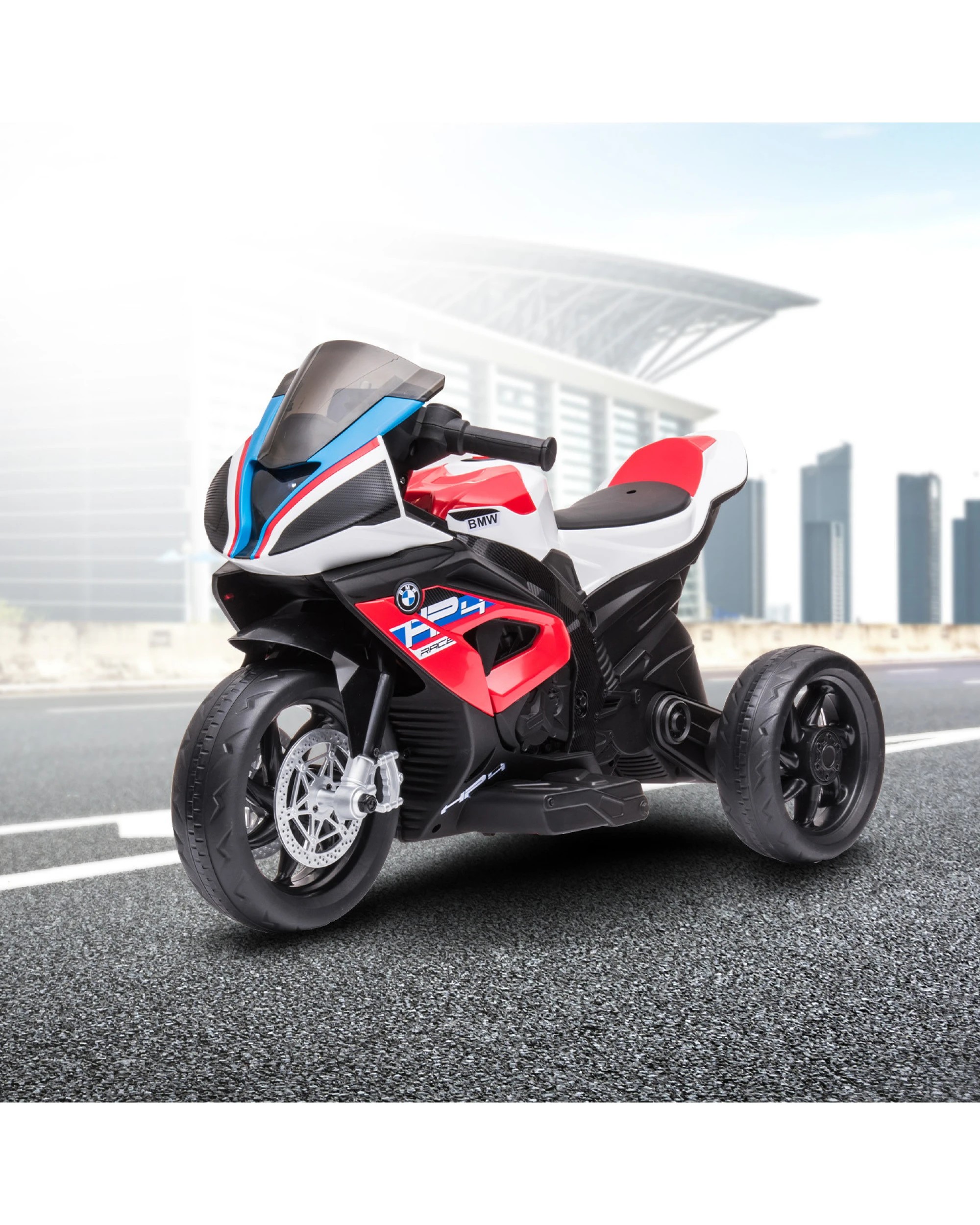 1 Kahuna BMW HP4 Race Kids Toy Electric Ride On Motorcycle - Red, 1 of 9