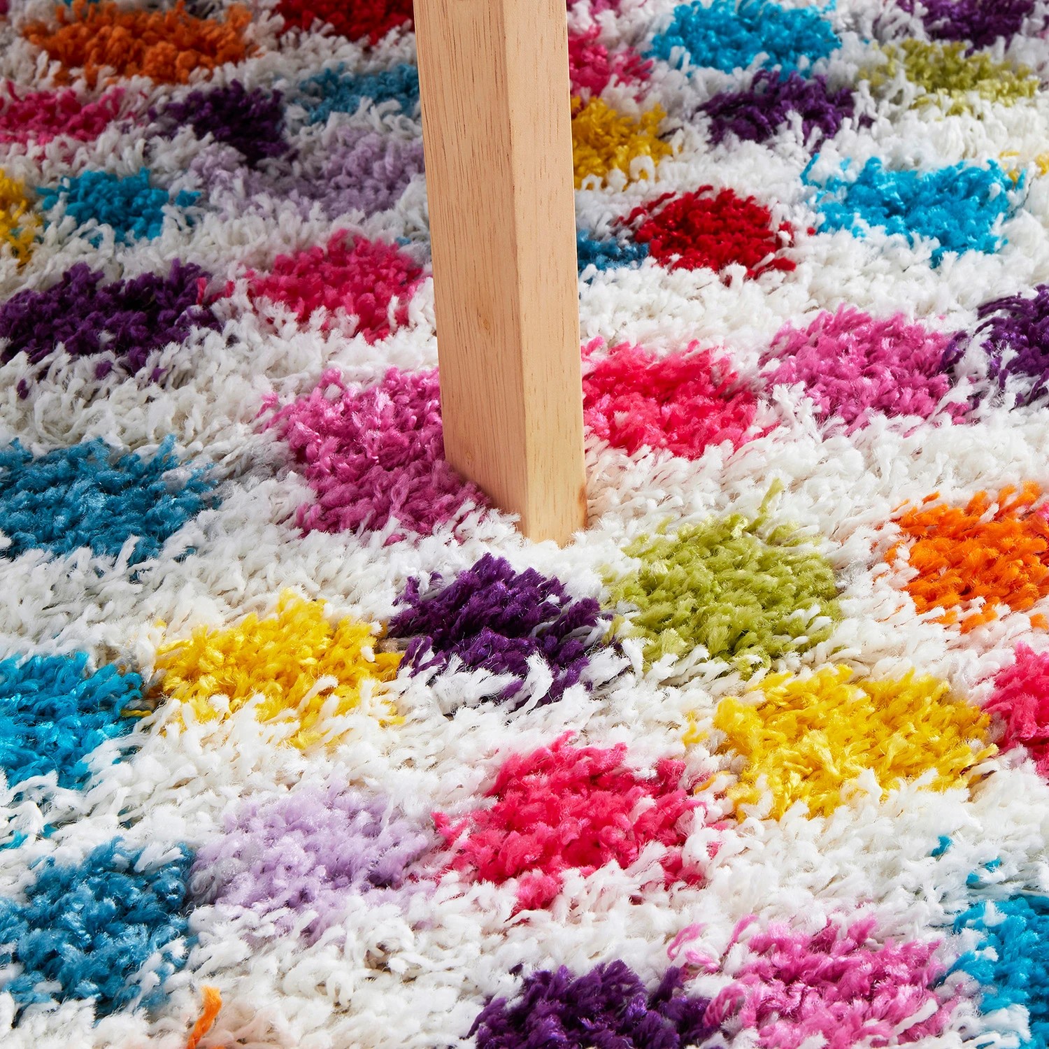 7 Common Ground Rugs Fantasy Dot 150x80cm - Small Pet Friendly Floor Rug - Multi, 7 of 8