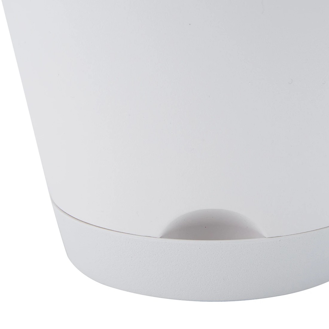 4 18cm Plastic Pot - White, 4 of 5