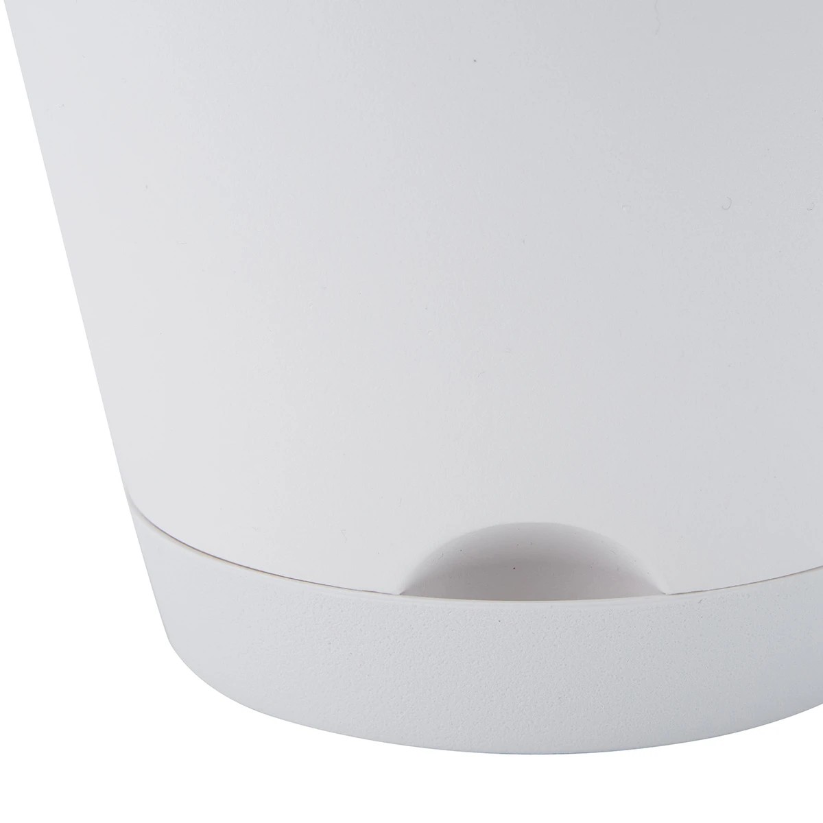 4 18cm Plastic Pot - White, 4 of 5