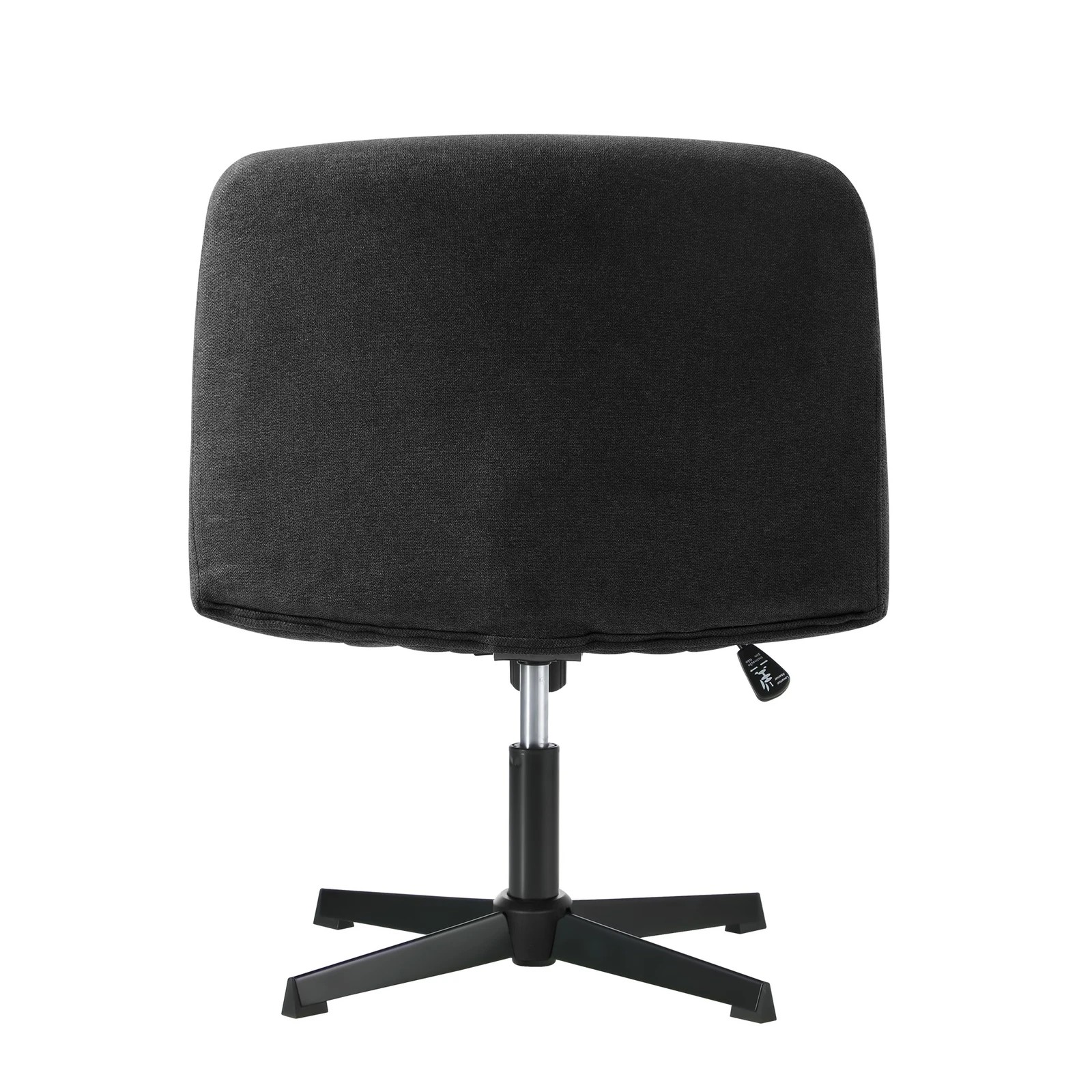 3 Oikiture Armless Office Desk Chair Linen
 - Charcoal, 3 of 10