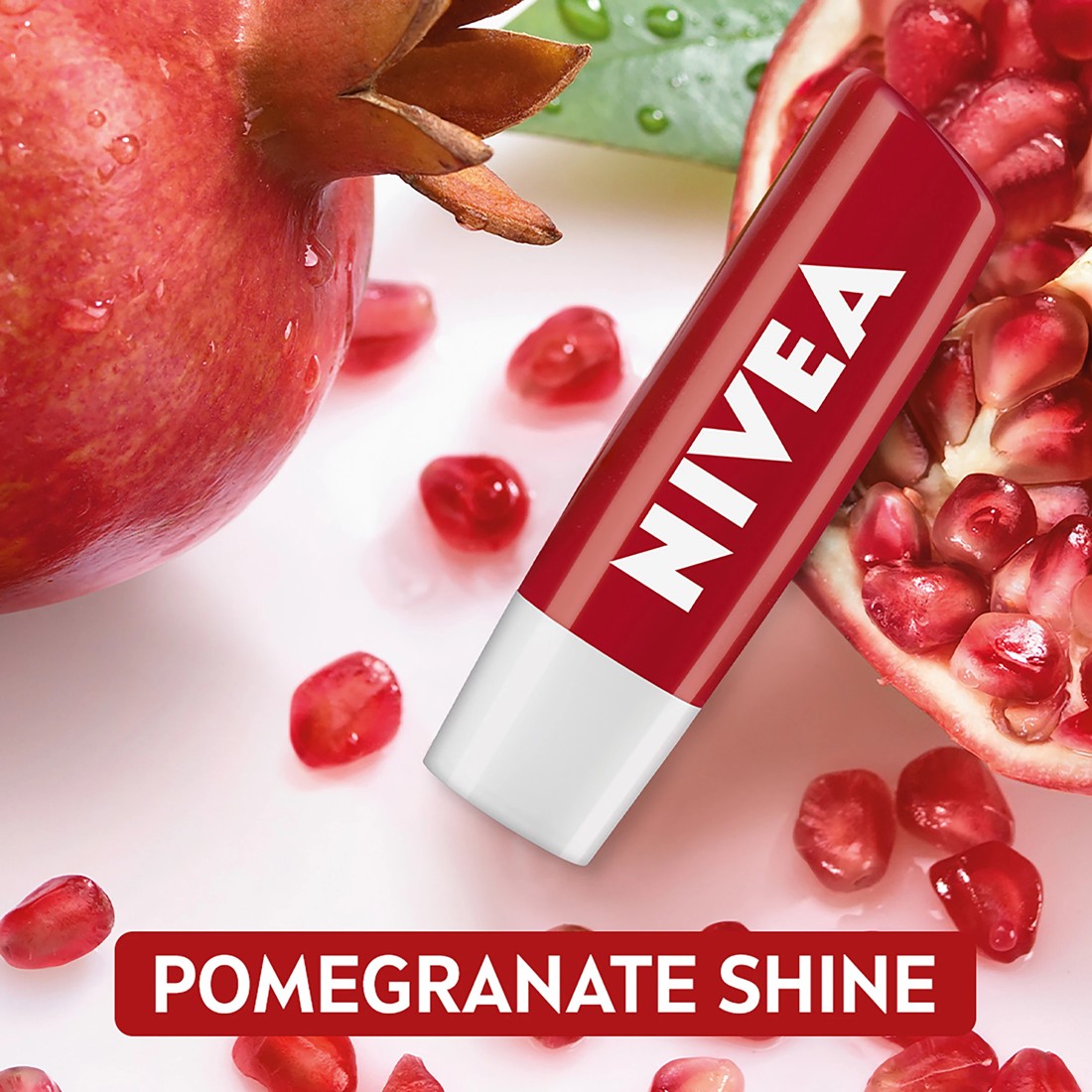 4 Nivea Caring Lip Balm 4.8g - Pomegranate Shine, 4 of 8