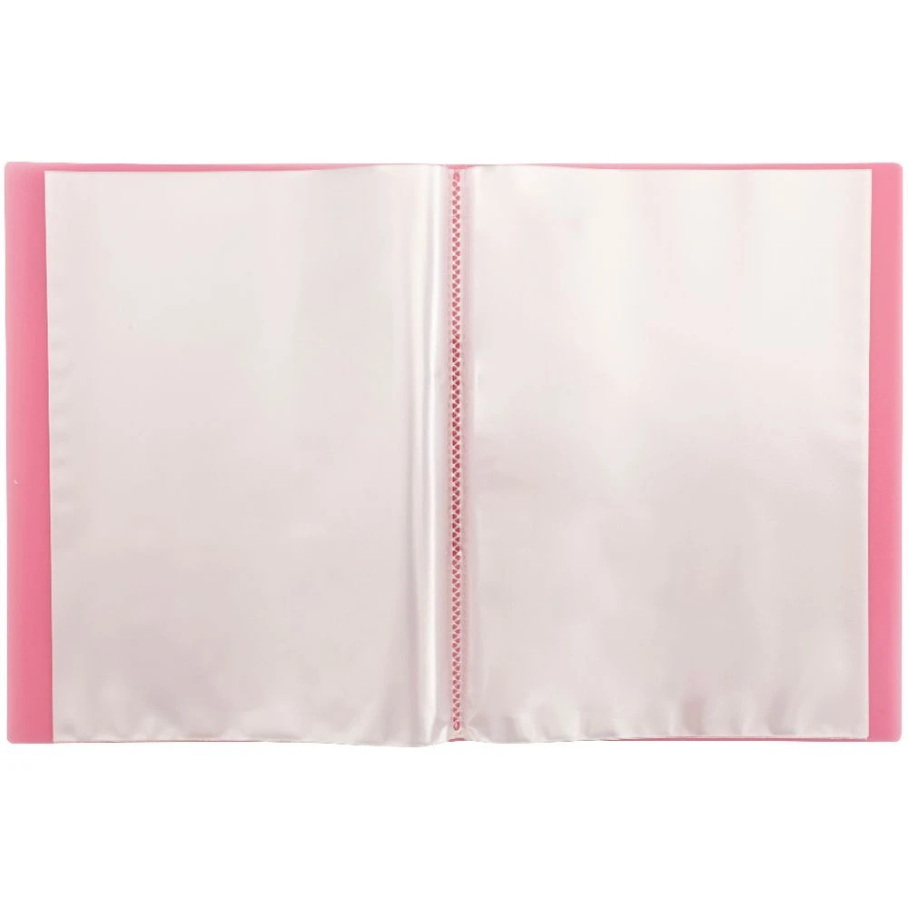 2 King Jim Fixed Display Book 10 Pockets Gloss Pink, 2 of 3