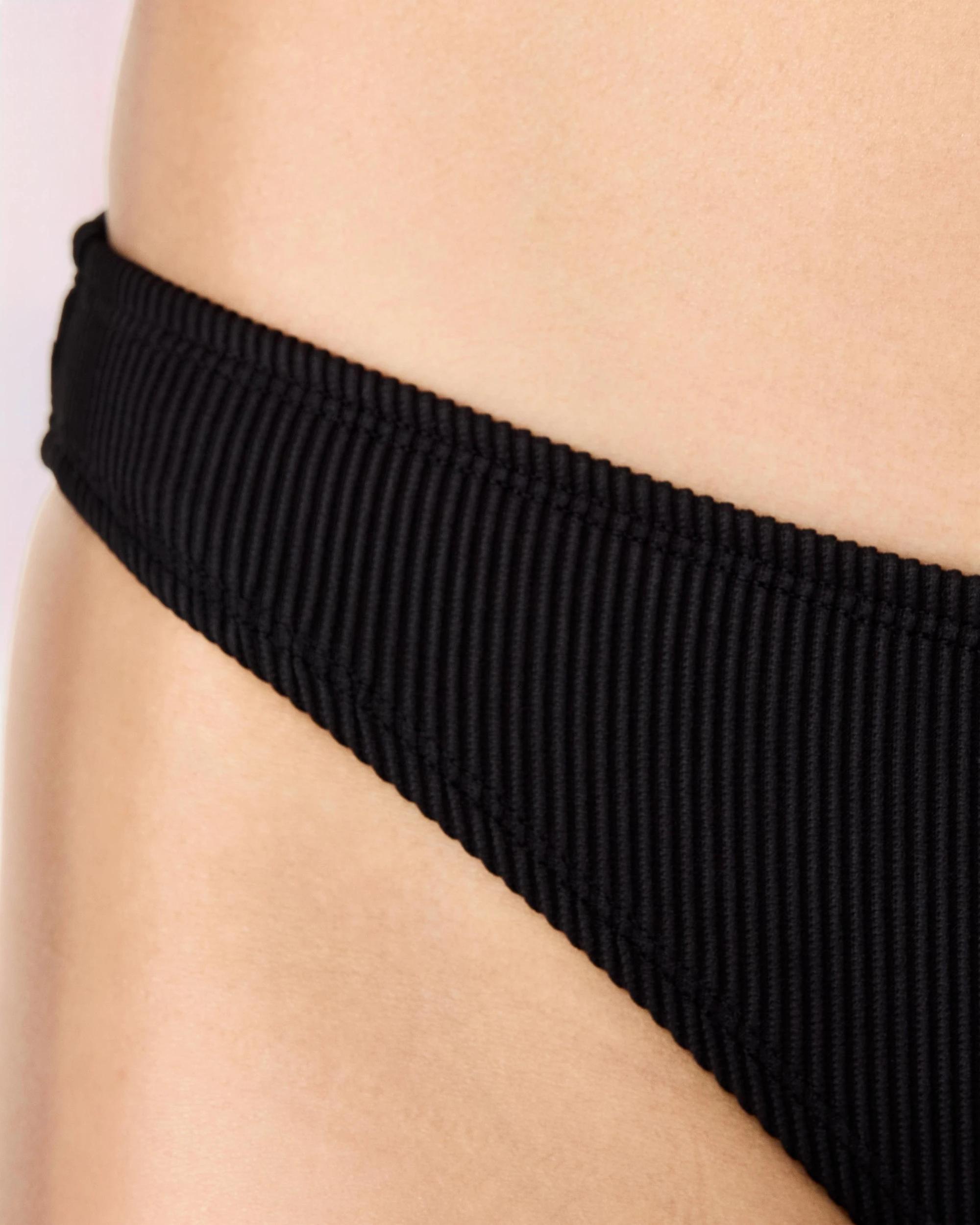 4 Classic Bikini Swim Briefs Black, 4 of 5