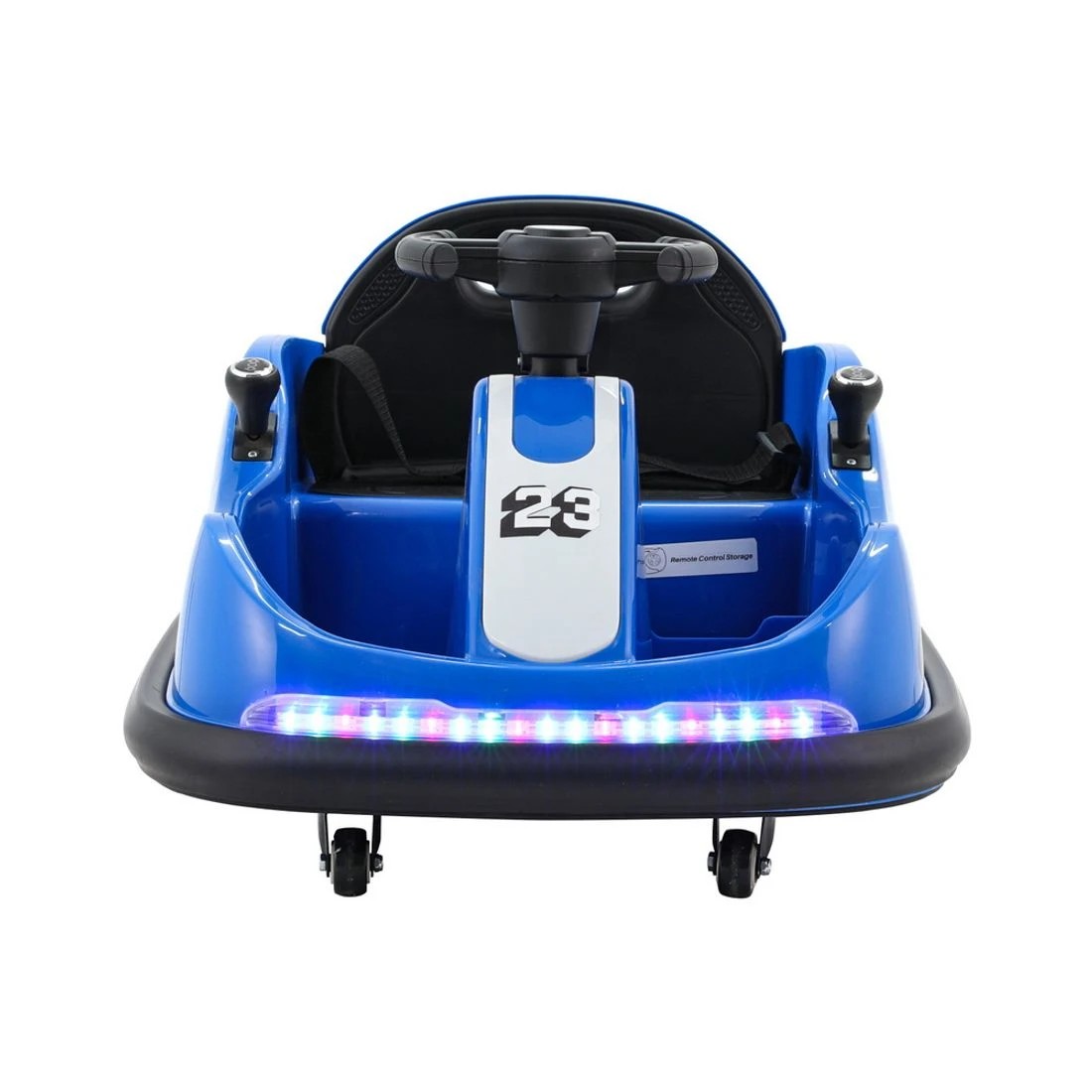 3 Rigo Kids Ride On Car Bumper Kart 6V Electric Toys Cars Remote Control - Blue, 3 of 6