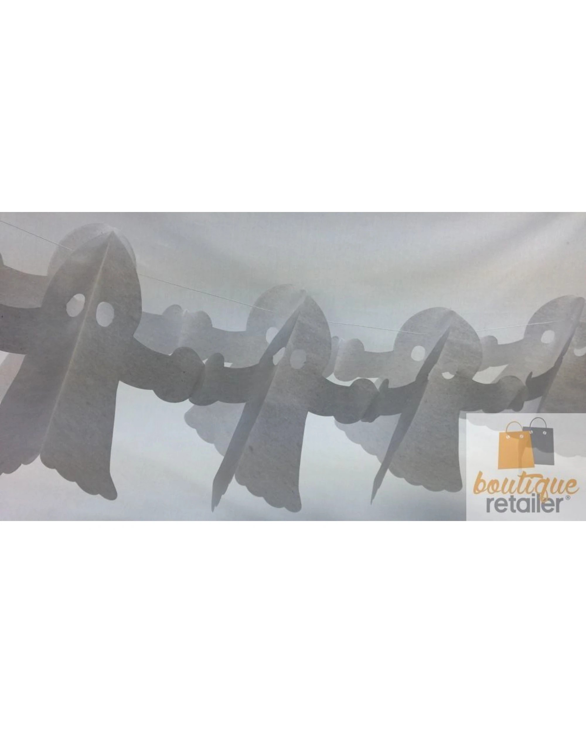 2 BR Costumes Halloween Paper Garland with Ghost Design, 1.8m Party Decoration, 2 of 5