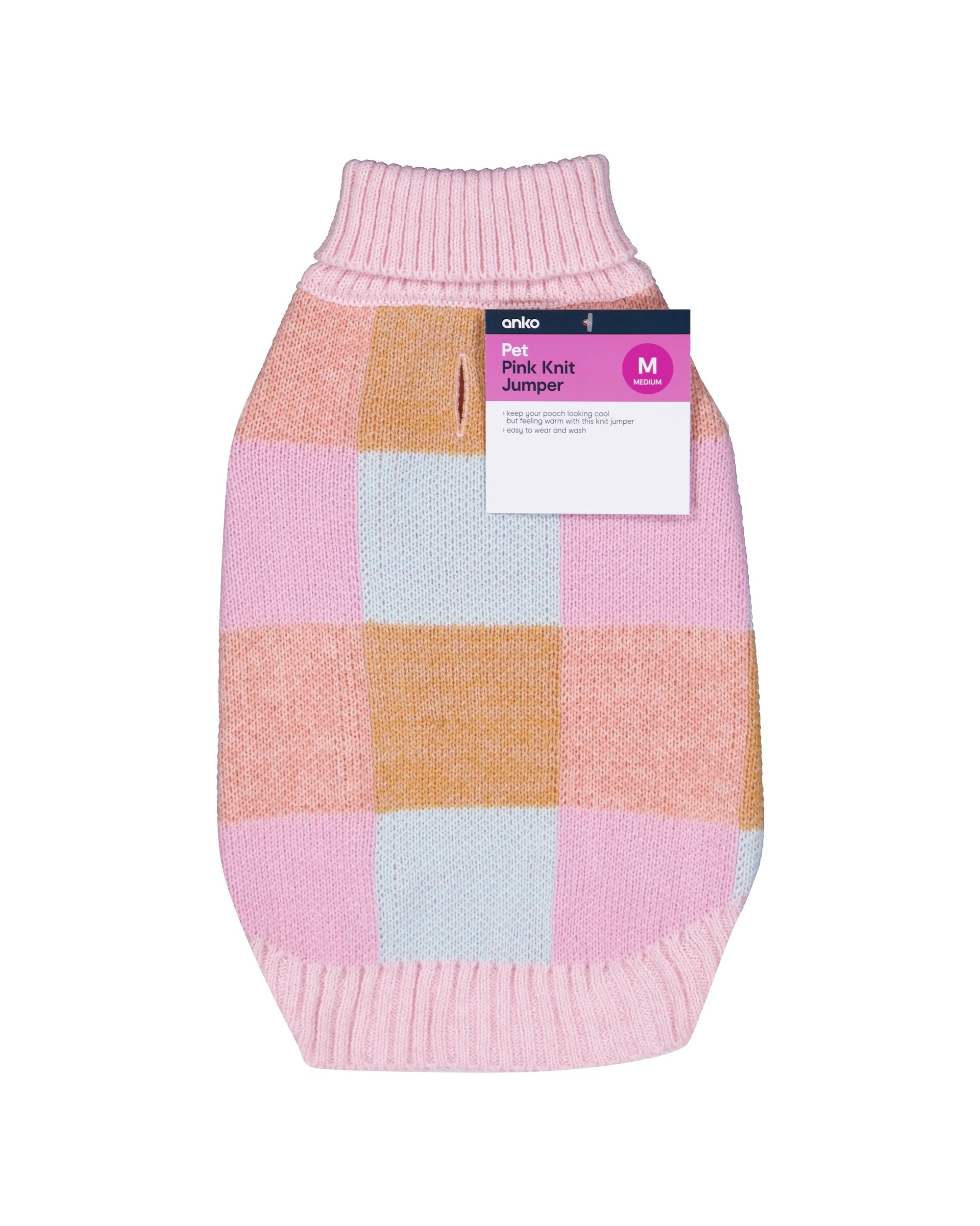 9 Pet Pink Knit Jumper - Medium, 9 of 9