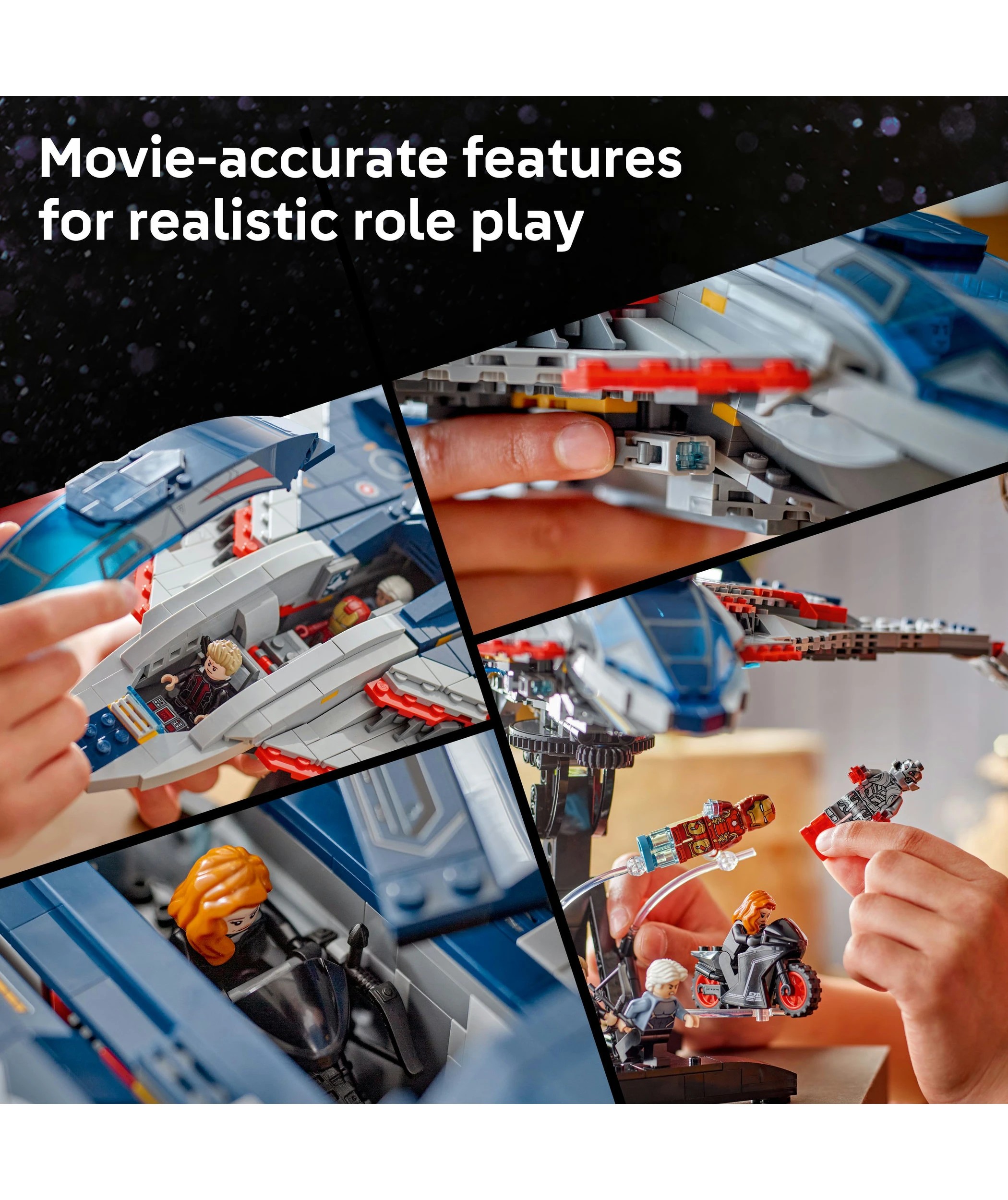 4 LEGO Marvel Super Heroes Avengers: Age of Ultron Quinjet 76325, 4 of 10