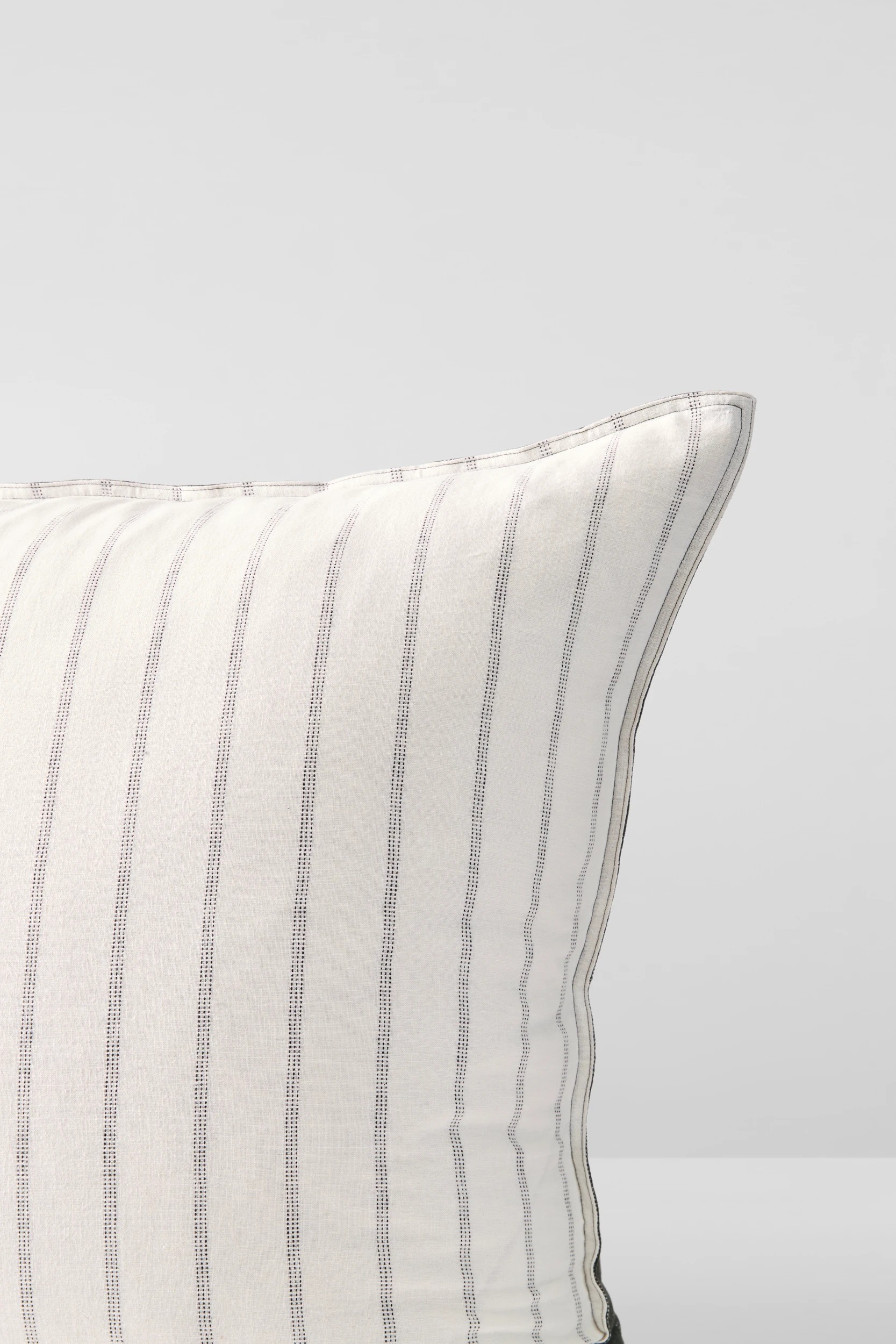 8 Target Adelle Stripe Linen/Cotton European Pillowcase - One Size - Green, 8 of 8