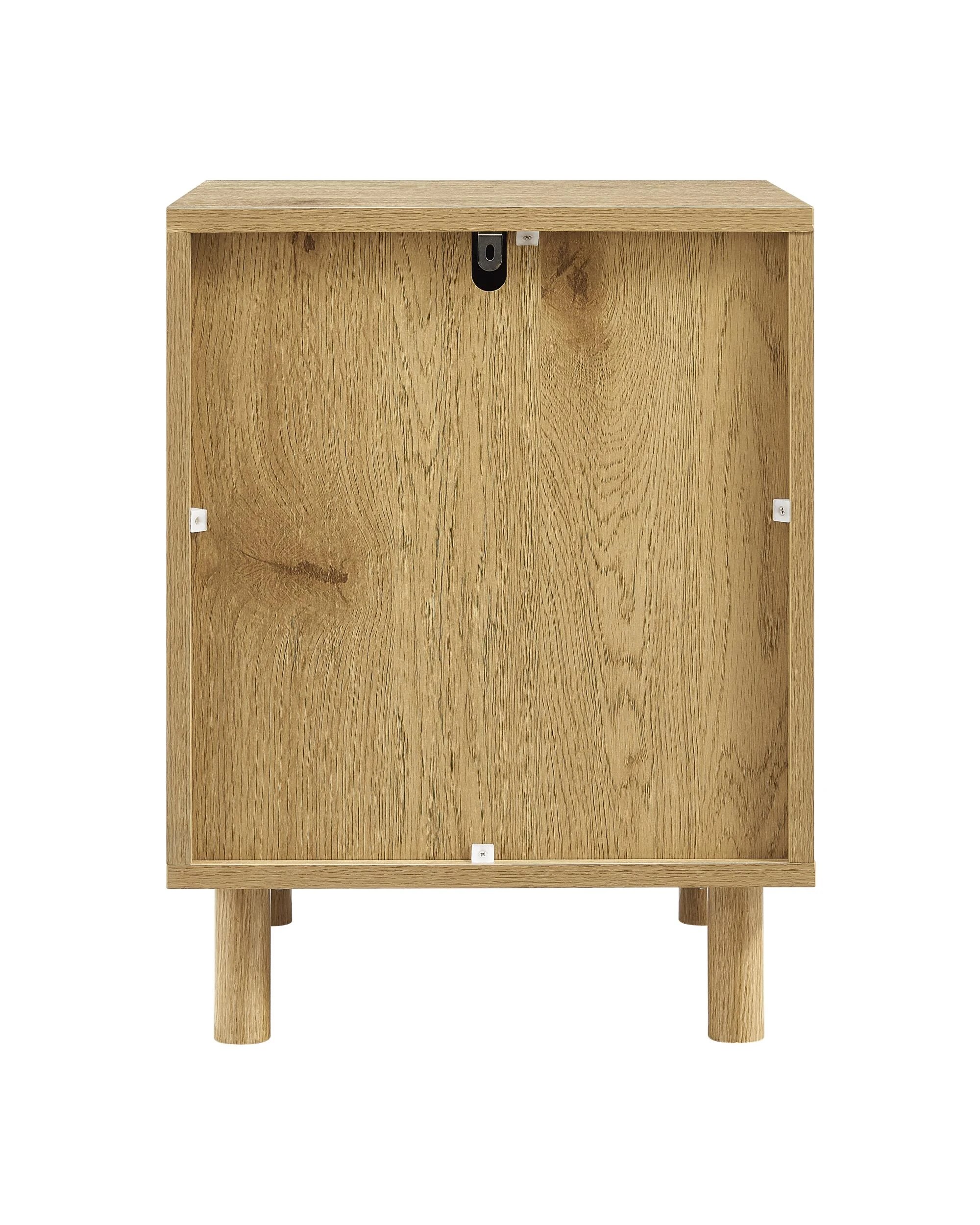 5 Kodu Bedside Unit Nightstand Side Table 1 Drawer Oak - Natural, 5 of 10