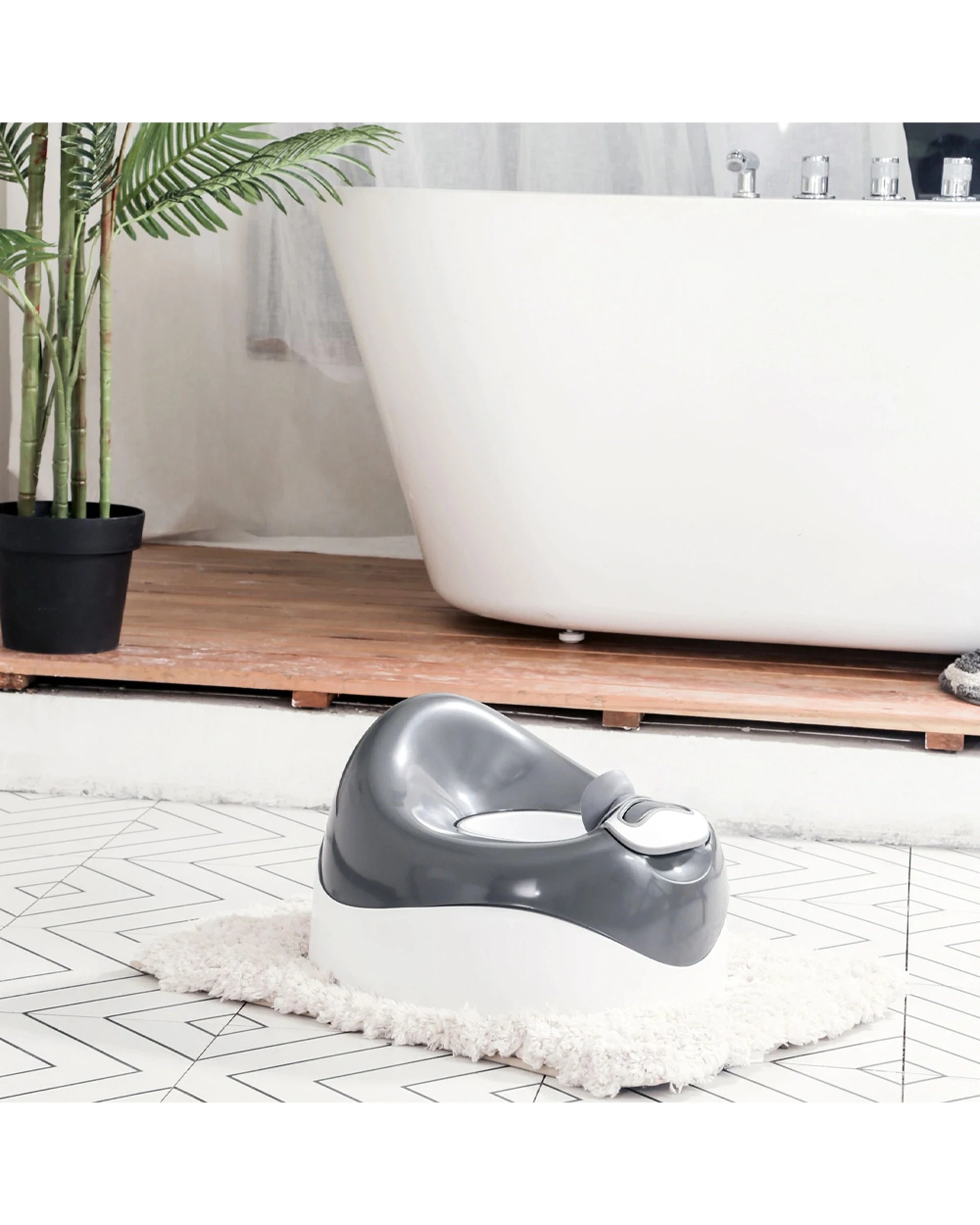 7 Prince Lionheart Pottypod Toilet Trainer Height Adjustable 18 Months Non Slip - Grey, 7 of 9