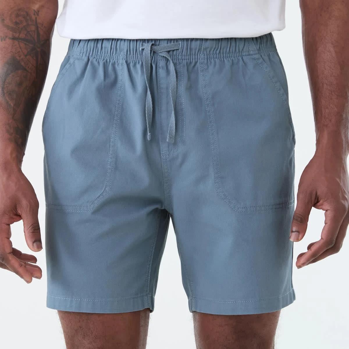 1 Washed Volley Shorts BLUE MIRAGE, 1 of 6