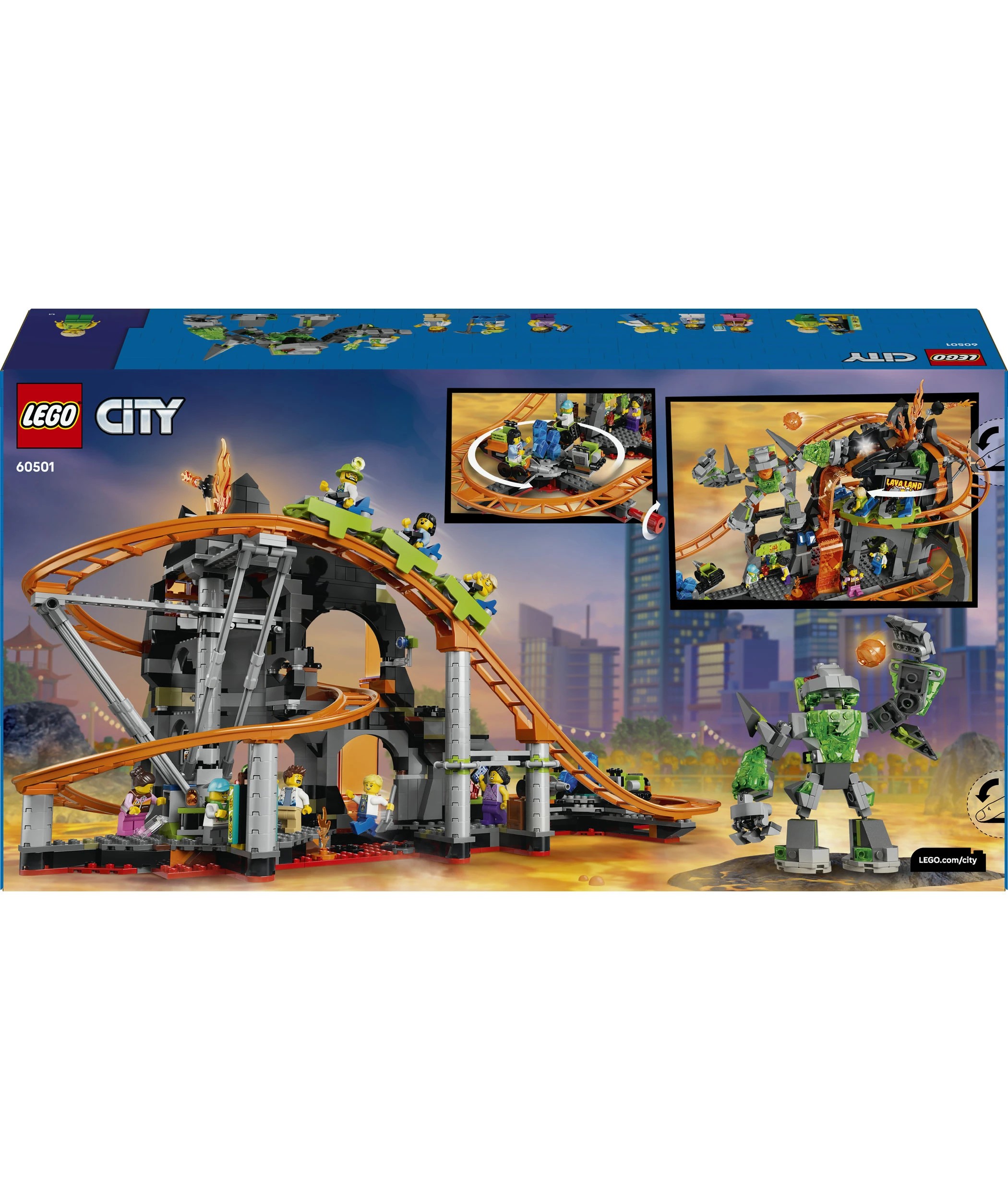 10 LEGO City Lava Land Roller Coaster Park 60501, 10 of 10
