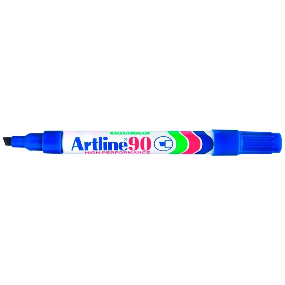 1 Artline 90 Permanent Marker Blue, 1 of 2