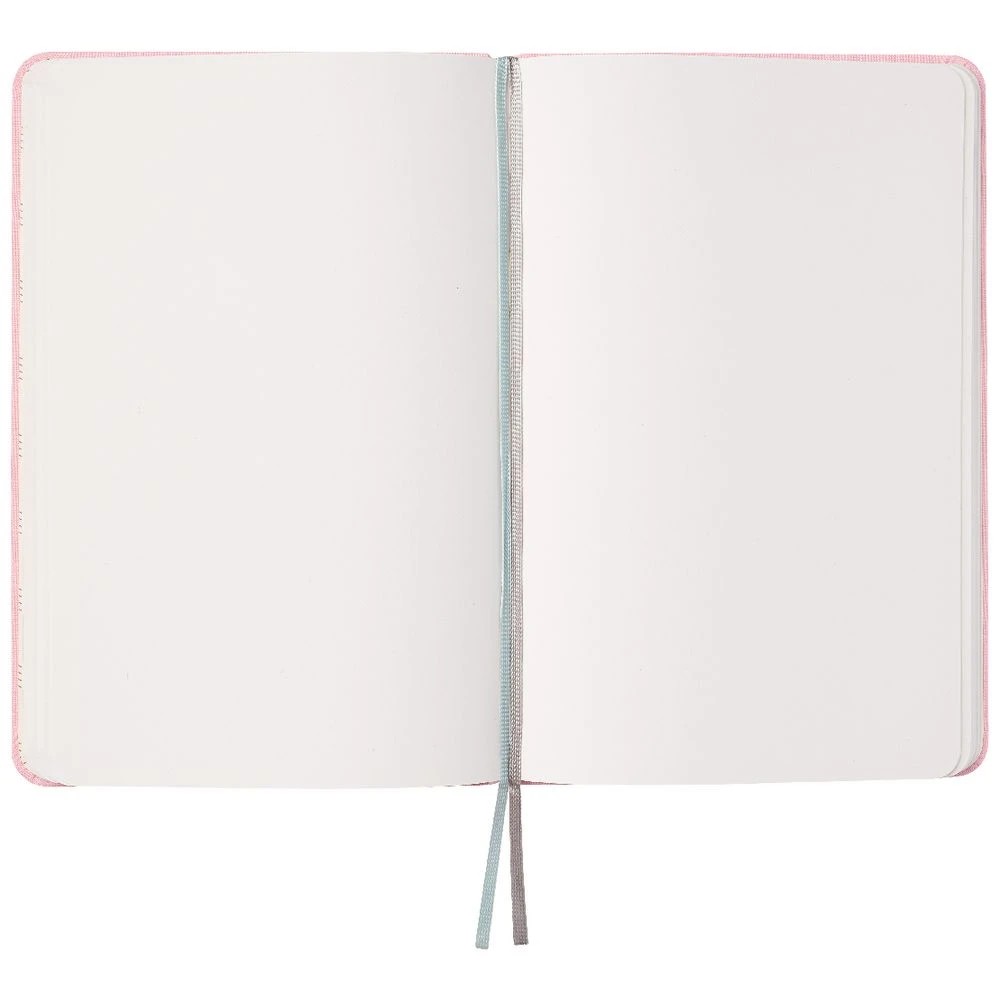 4 Modena A5 Linen Plain Notebook Pink, 4 of 5