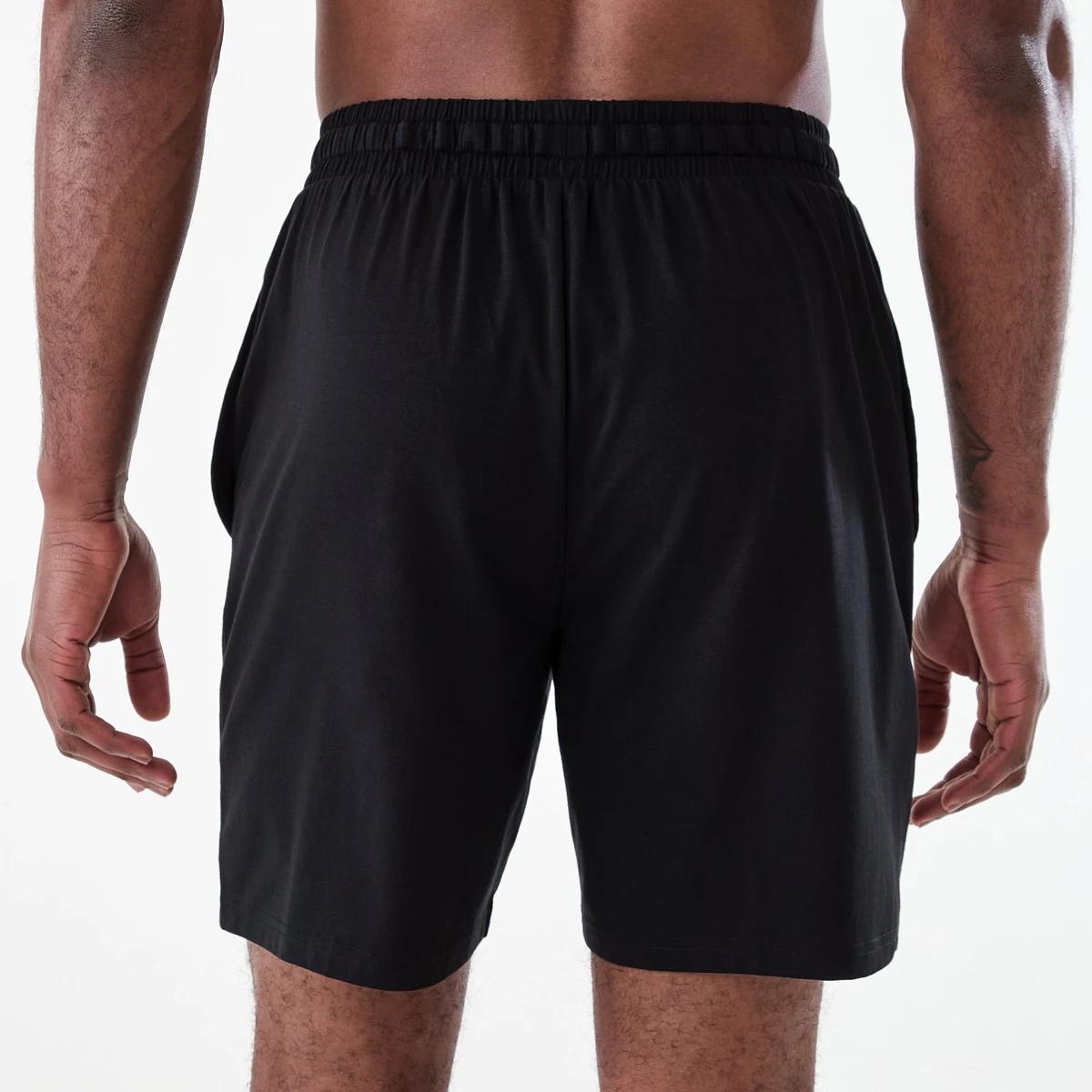 3 Cotton Elastane Shorts BLACK, 3 of 6