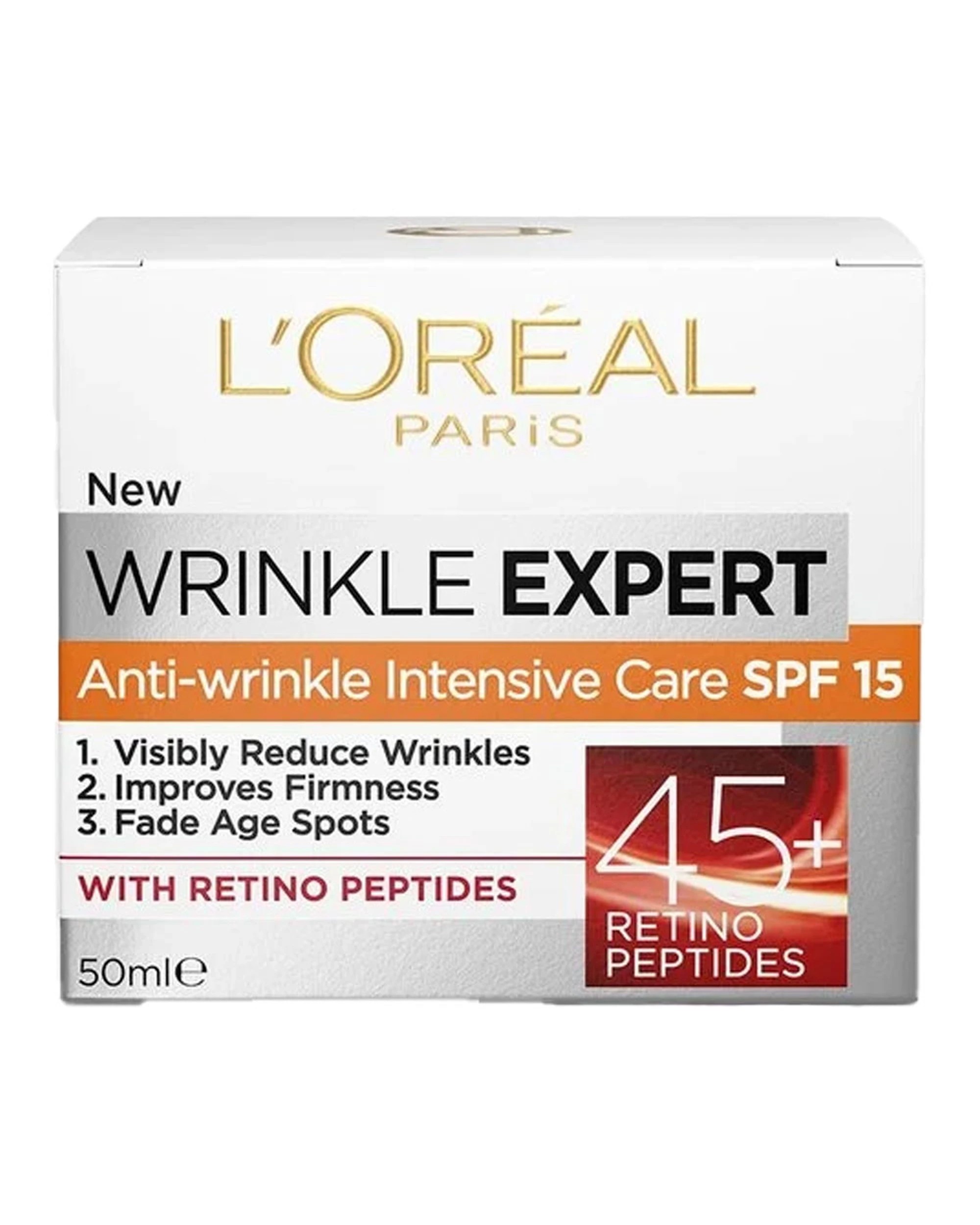 1 L'oreal Paris L'oreal Wrinkle Expert Anti-wrinkle Intensive Care Spf15 50ml, 1 of 2