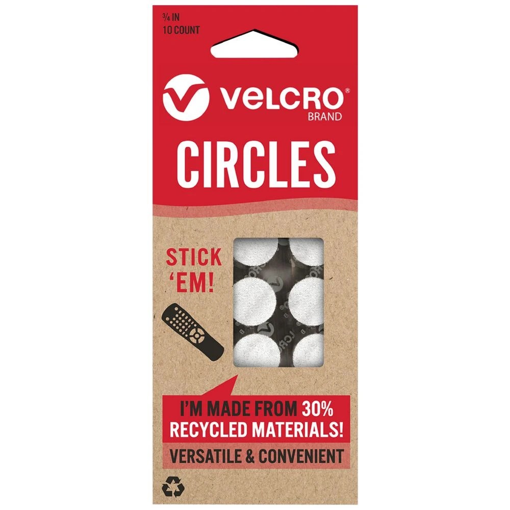 1 VELCRO Circles 19mm 10 Pack, 1 of 8