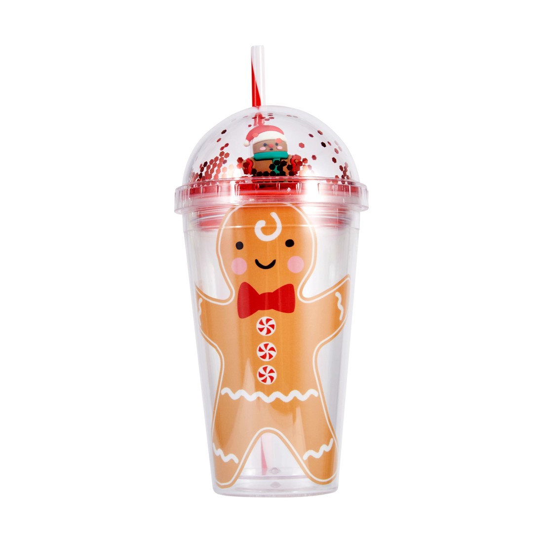 1 Double Wall Gingerbread Man Tumbler, 1 of 7