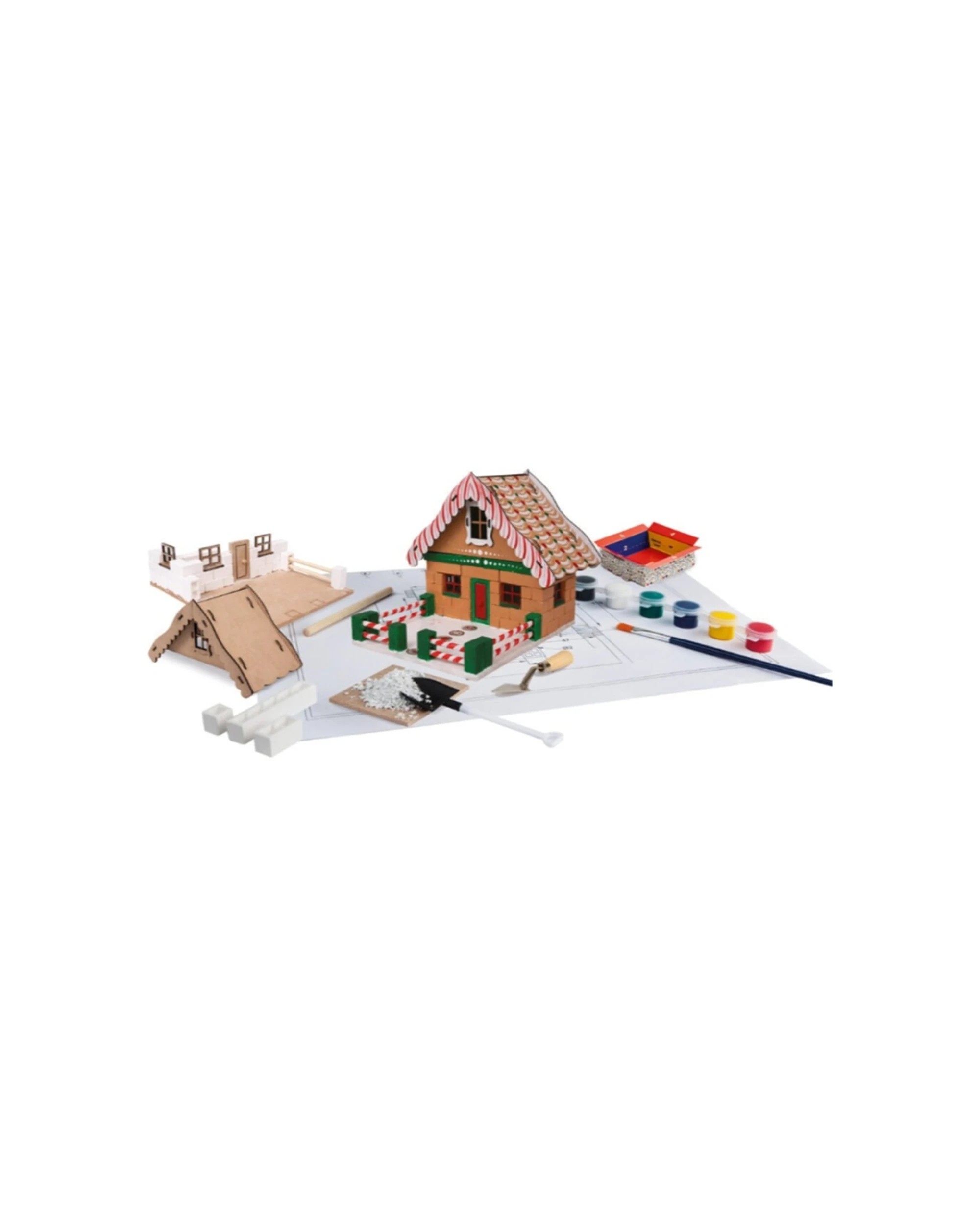 4 Bildits Gingerbread House Building Kit 146pc Real Materials Kids Toy Set - Multi, 4 of 7
