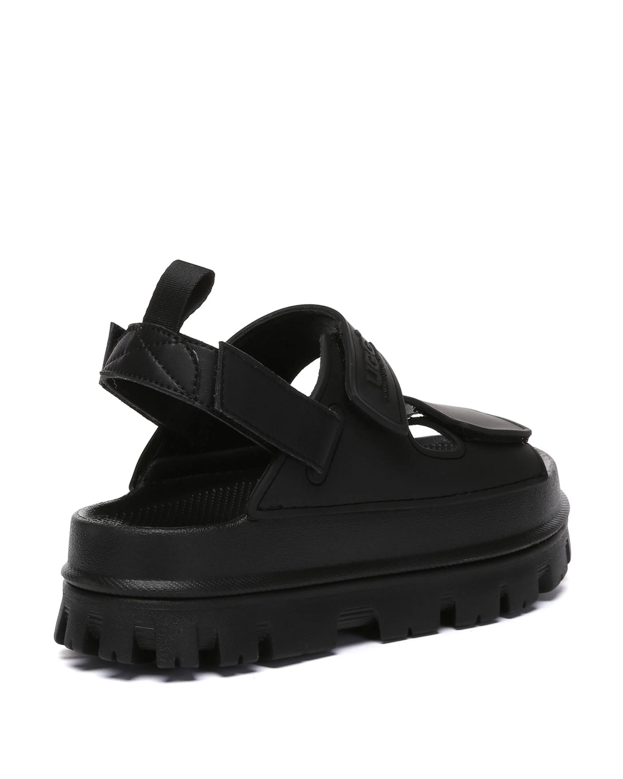 3 Australian Shepherd UGG Women Beatia Chunky Platform Sandals BLACK, 3 of 5
