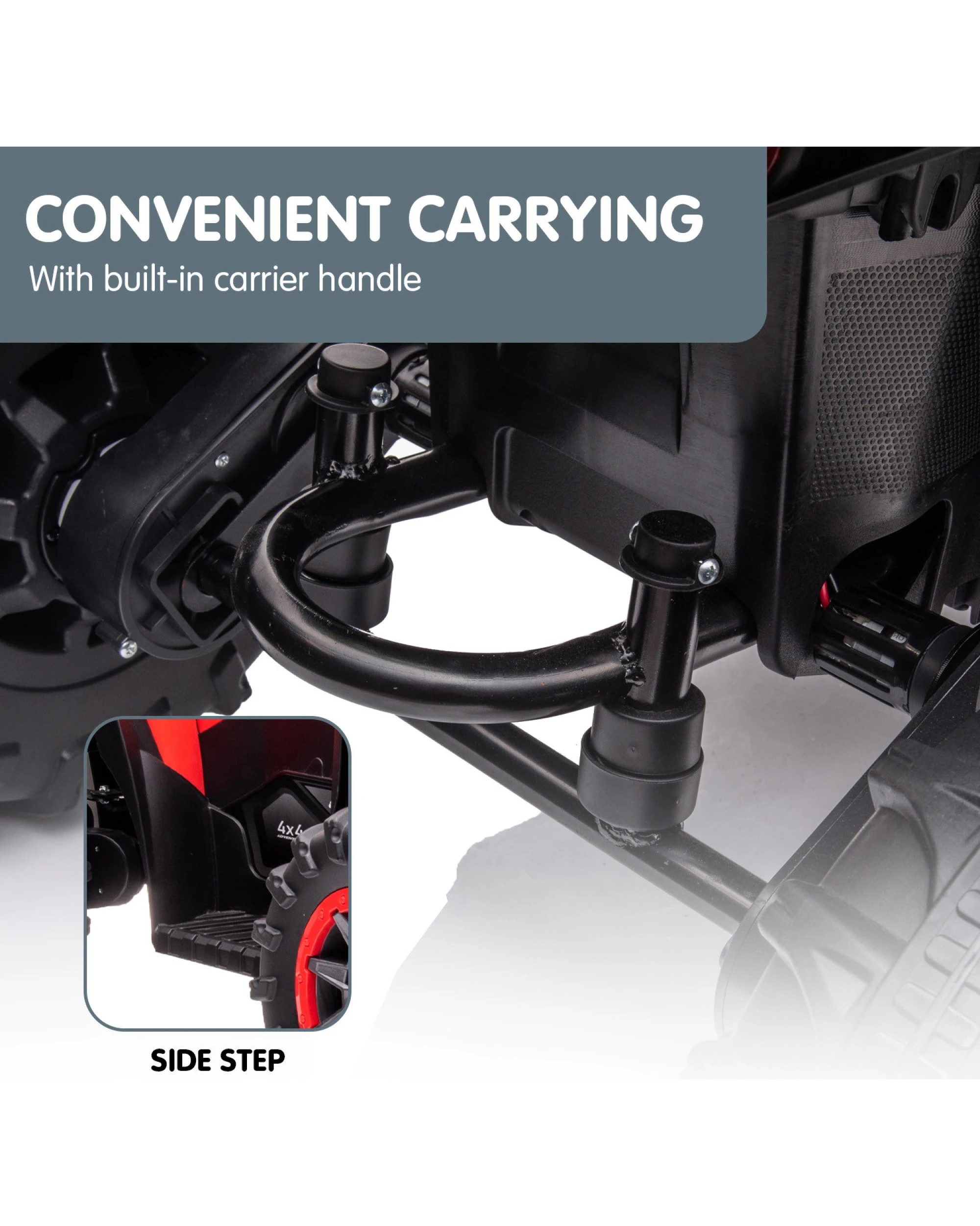 7 Kahuna Gts99 Kids Electric Ride On Quad Bike Toy Atv 50w - Red, 7 of 10